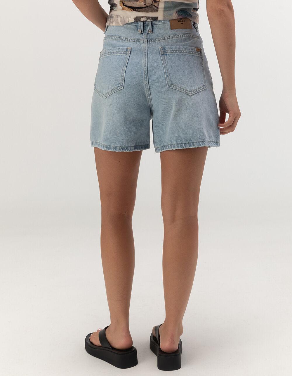 THRILLS Koko High Rise Womens Denim Shorts - LIGHT WASH Product Image