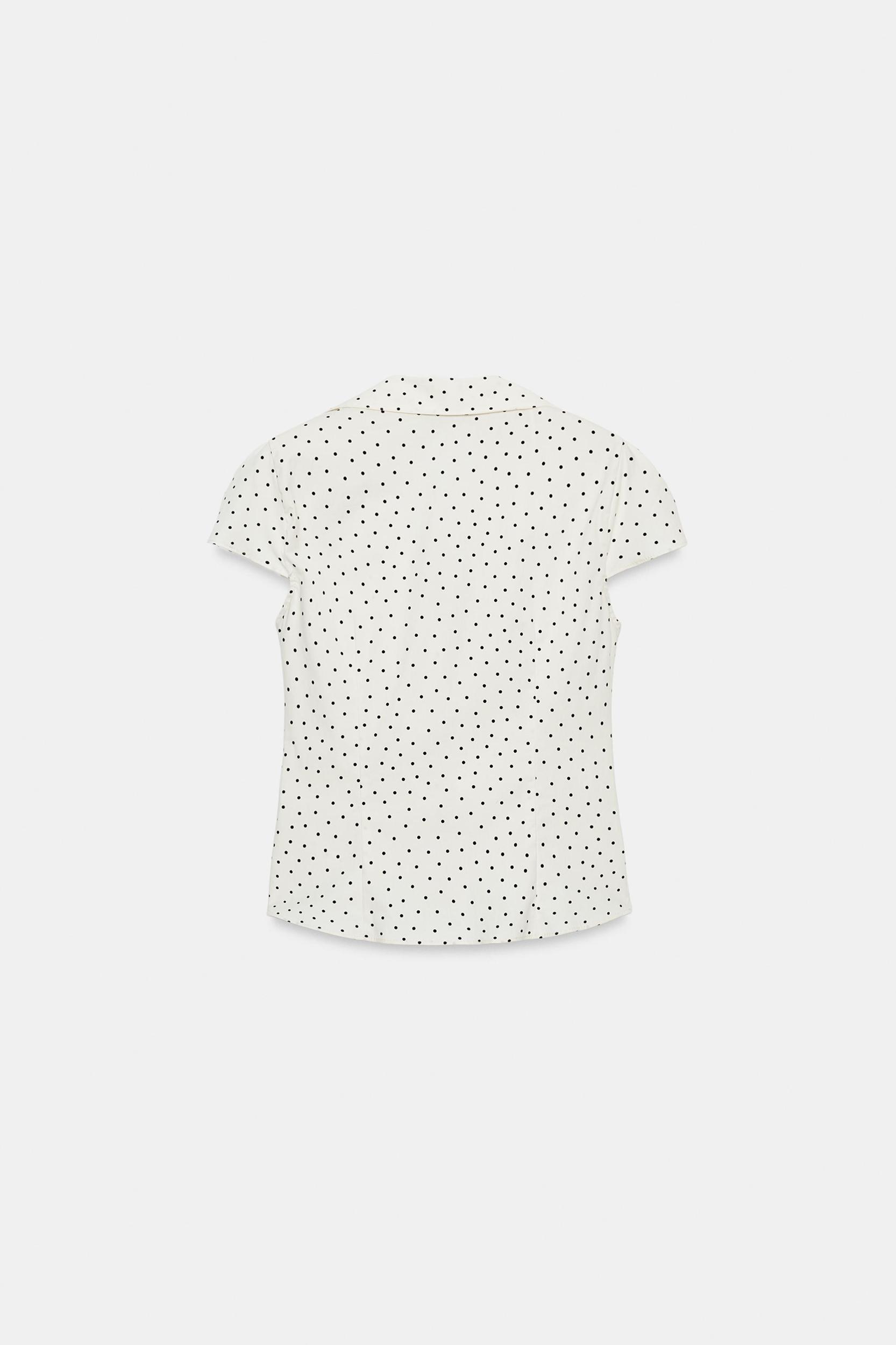RUCHED FITTED SHIRT Product Image