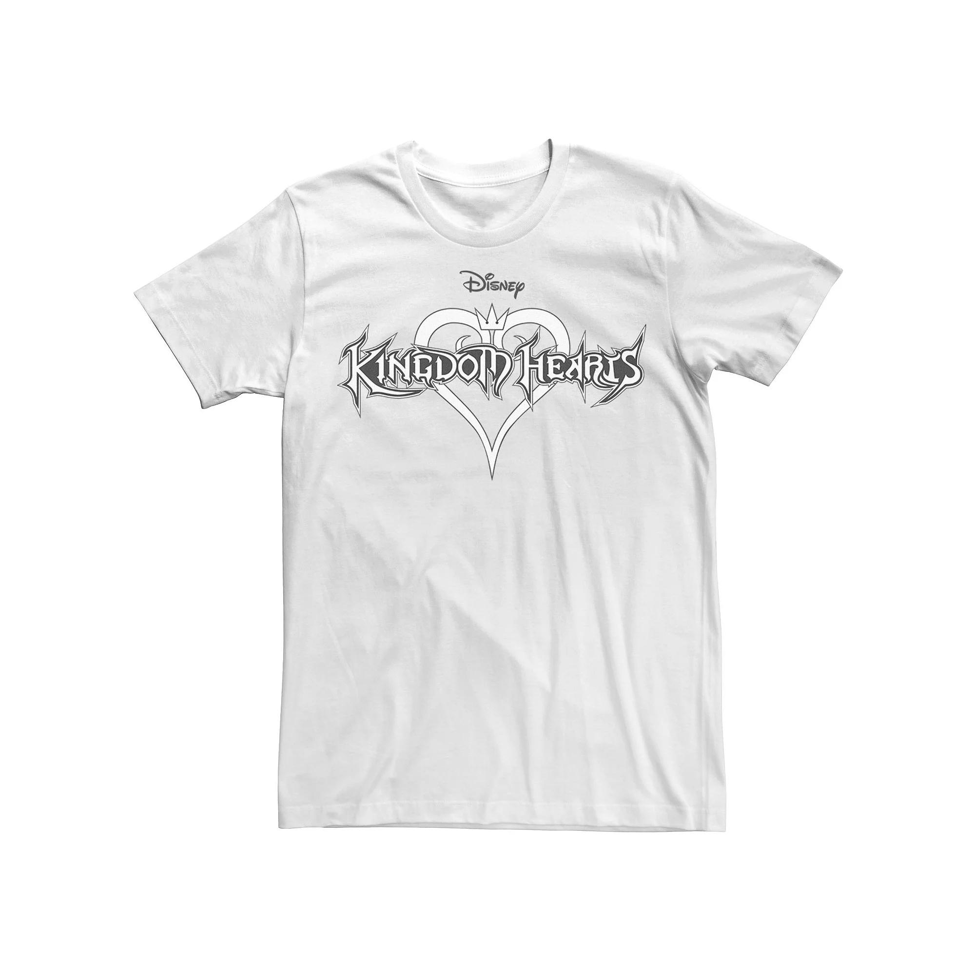 Big & Tall Disney Kingdom Hearts White Logo Tee, Men's,  Product Image