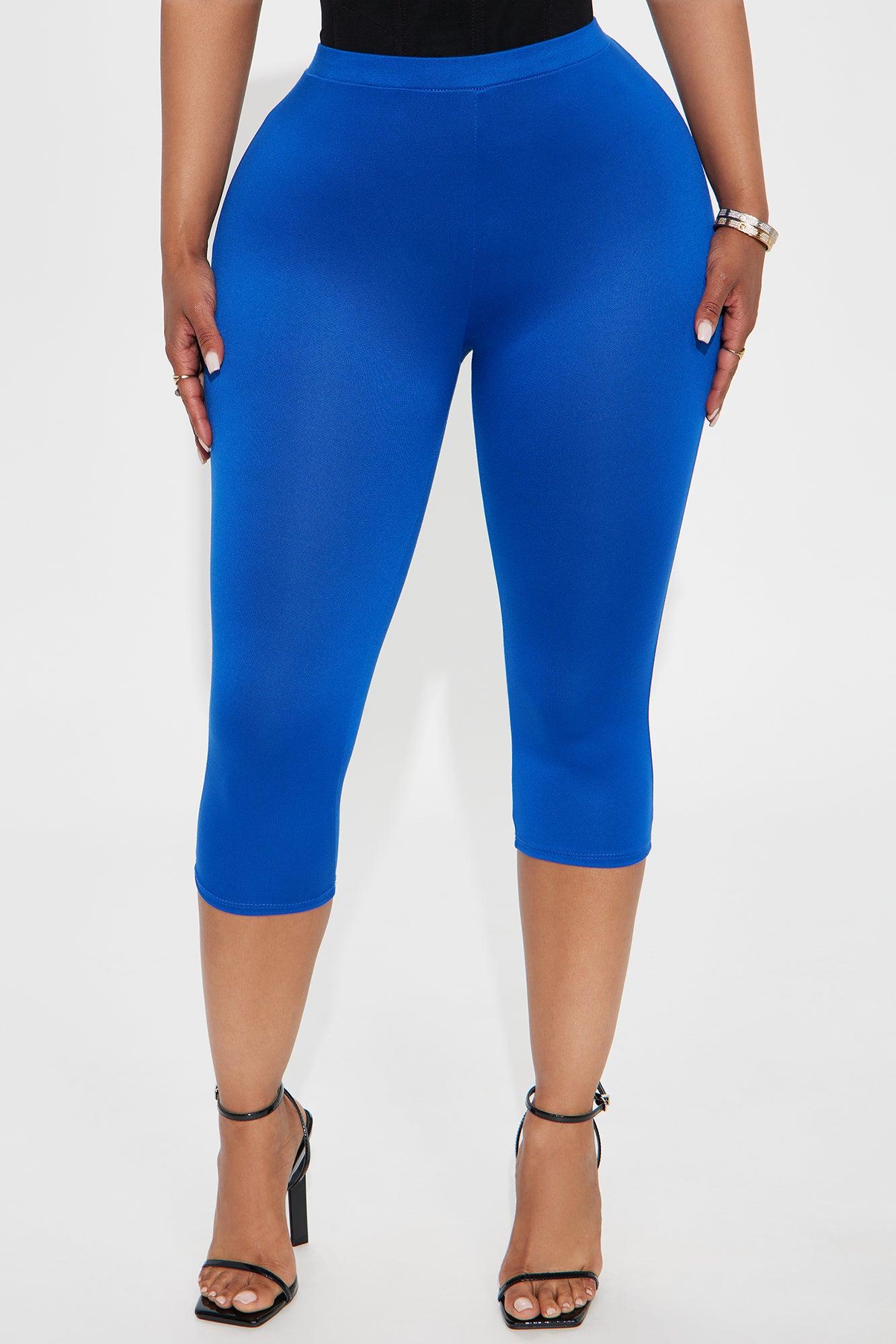 Just A Sip Capri Legging - Royal Female Product Image