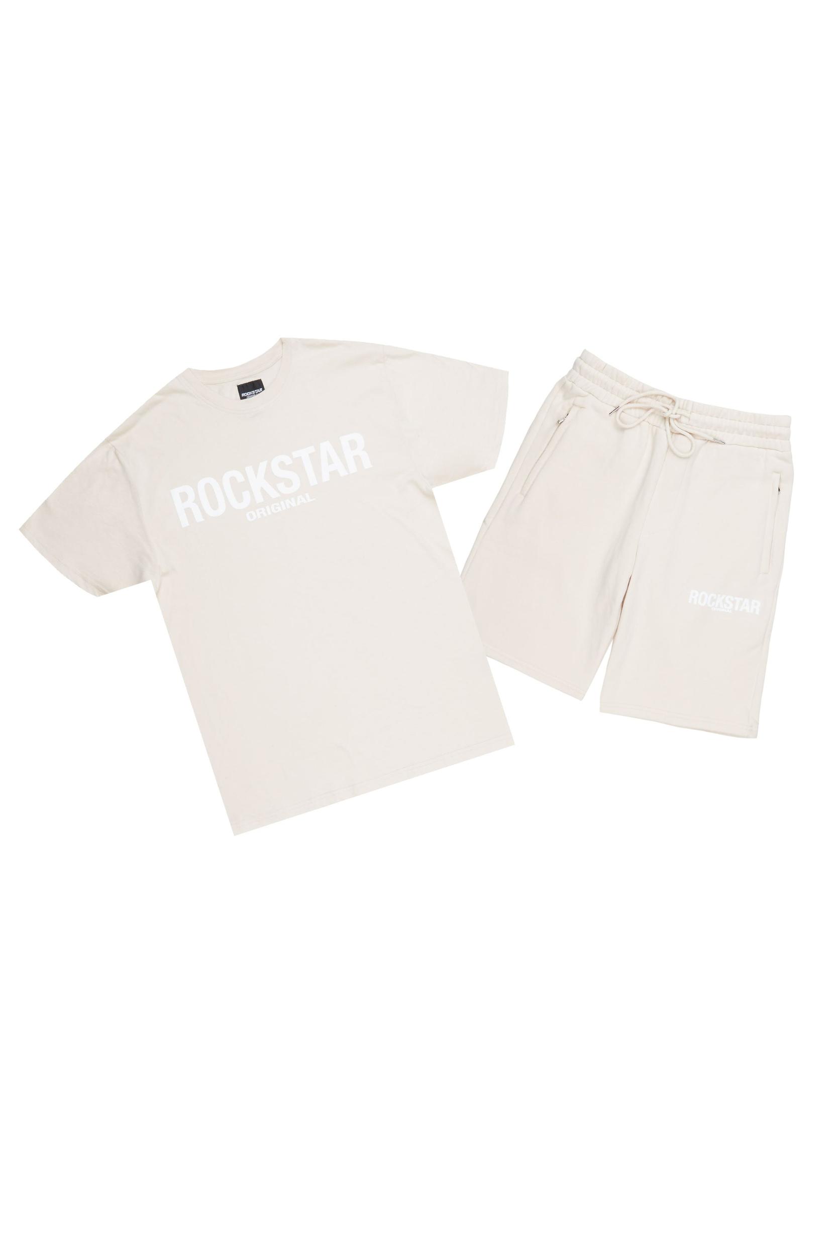 Sana Beige Short Set Male Product Image