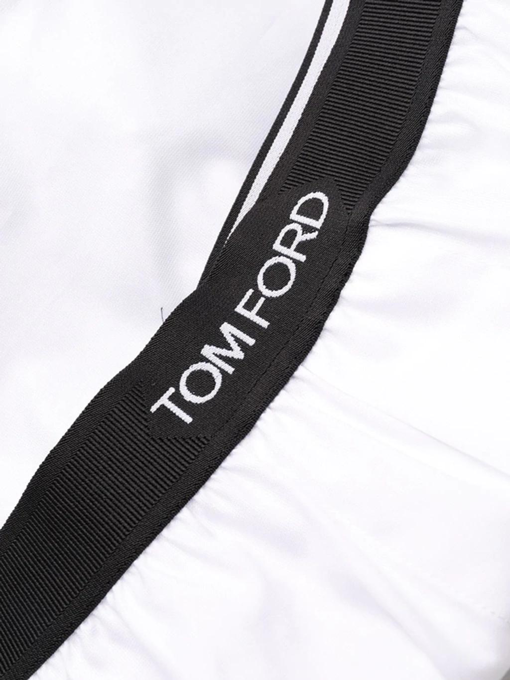 TOM FORD Stretch Cotton & Modal Jersey T-shirt In White Product Image