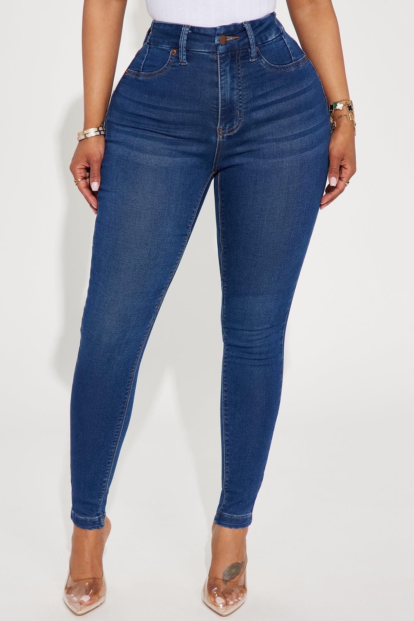 Can't Deny You Sculpting Skinny Jeans - Dark Wash Product Image
