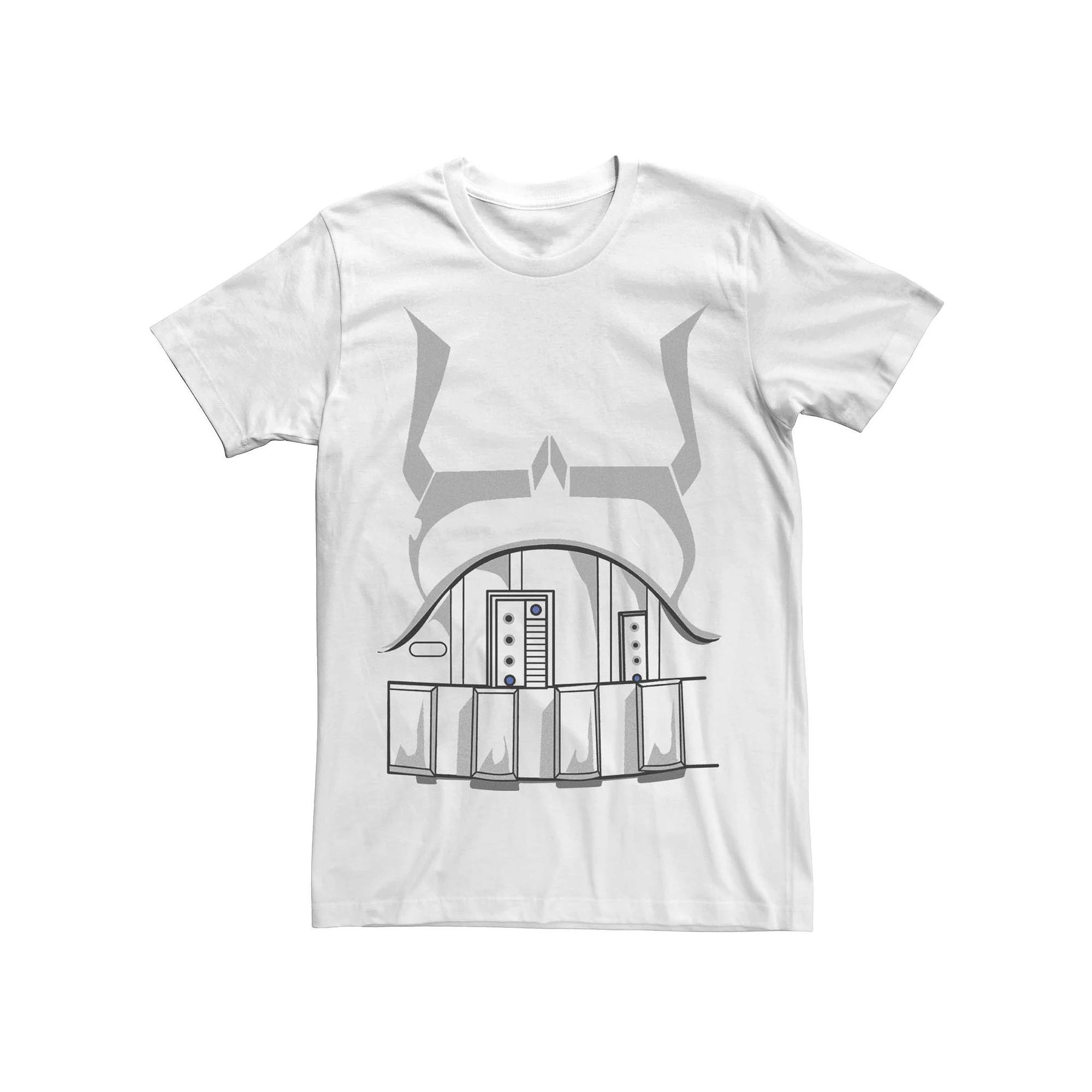 Men's Star Wars Trooper Uniform Costume Tee, Size: 3XL, White Product Image