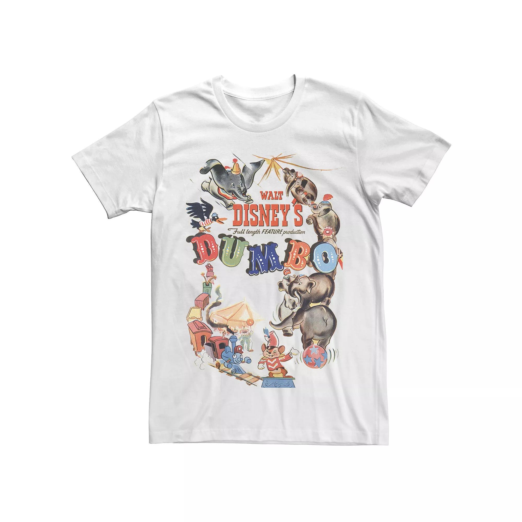 Big & Tall Disney Dumbo Vintage Movie Poster Tee, Men's,  Product Image