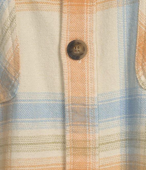 Rip Curl Beach Party Long Sleeve Plaid Brushed Flannel Shirt Product Image