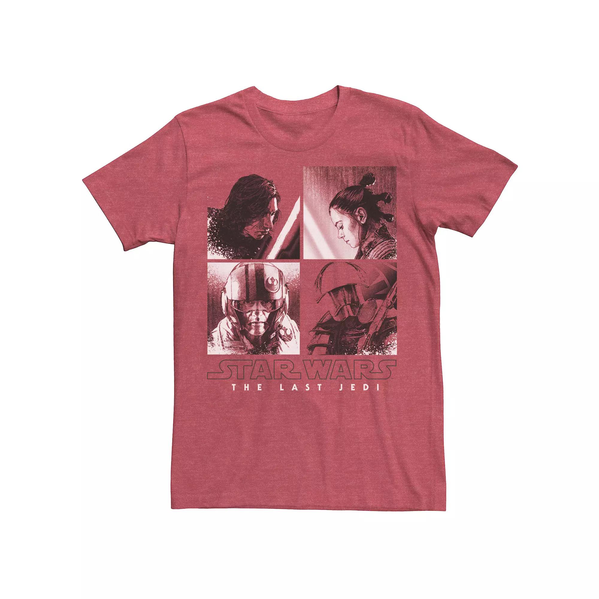 Men's Star Wars Last Jedi Kylo Rey Poe Praetorian Square Up Tee,  Product Image