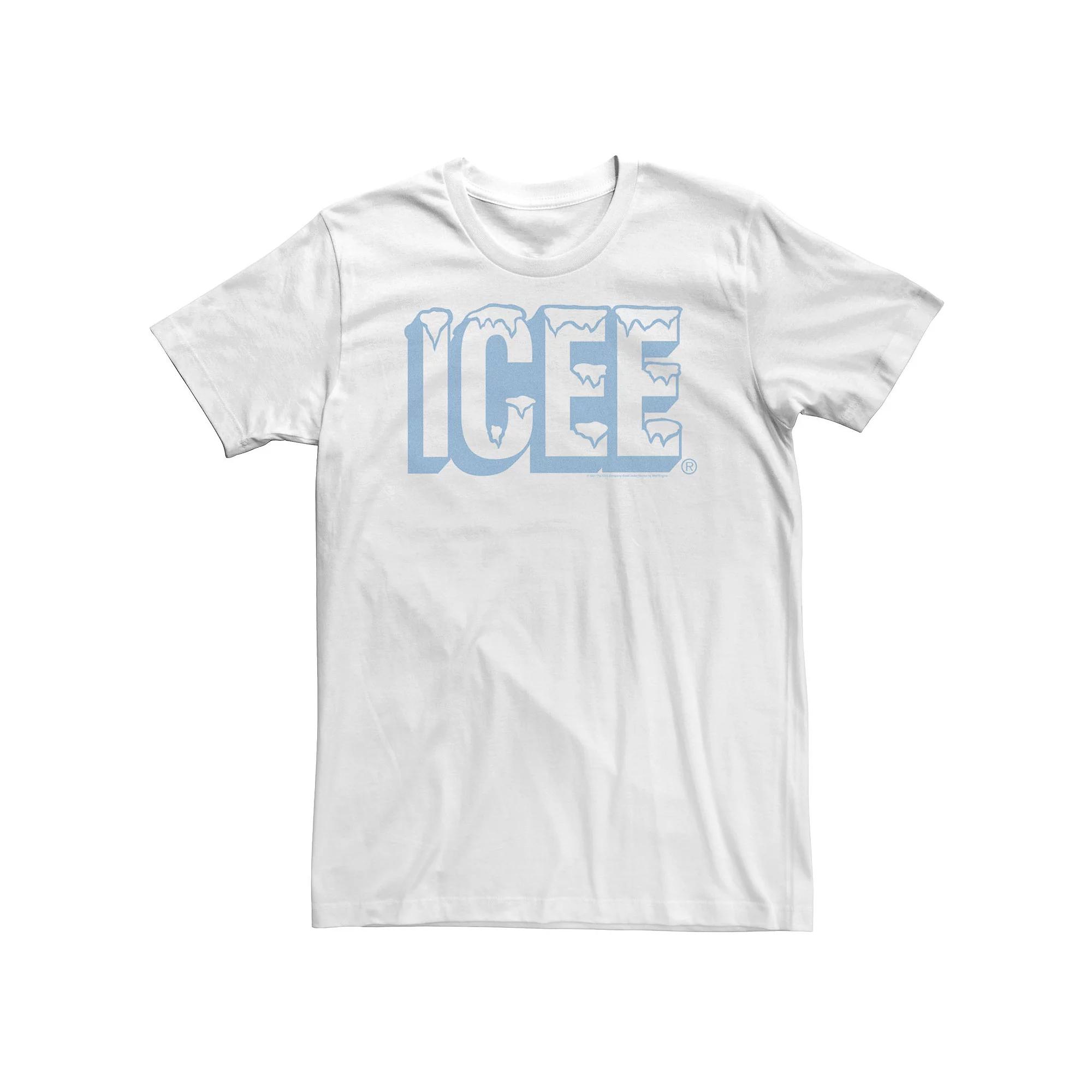 Big & Tall ICEE Snowcapped Light Blue Logo Tee, Men's, Size: XL Tall, White Product Image