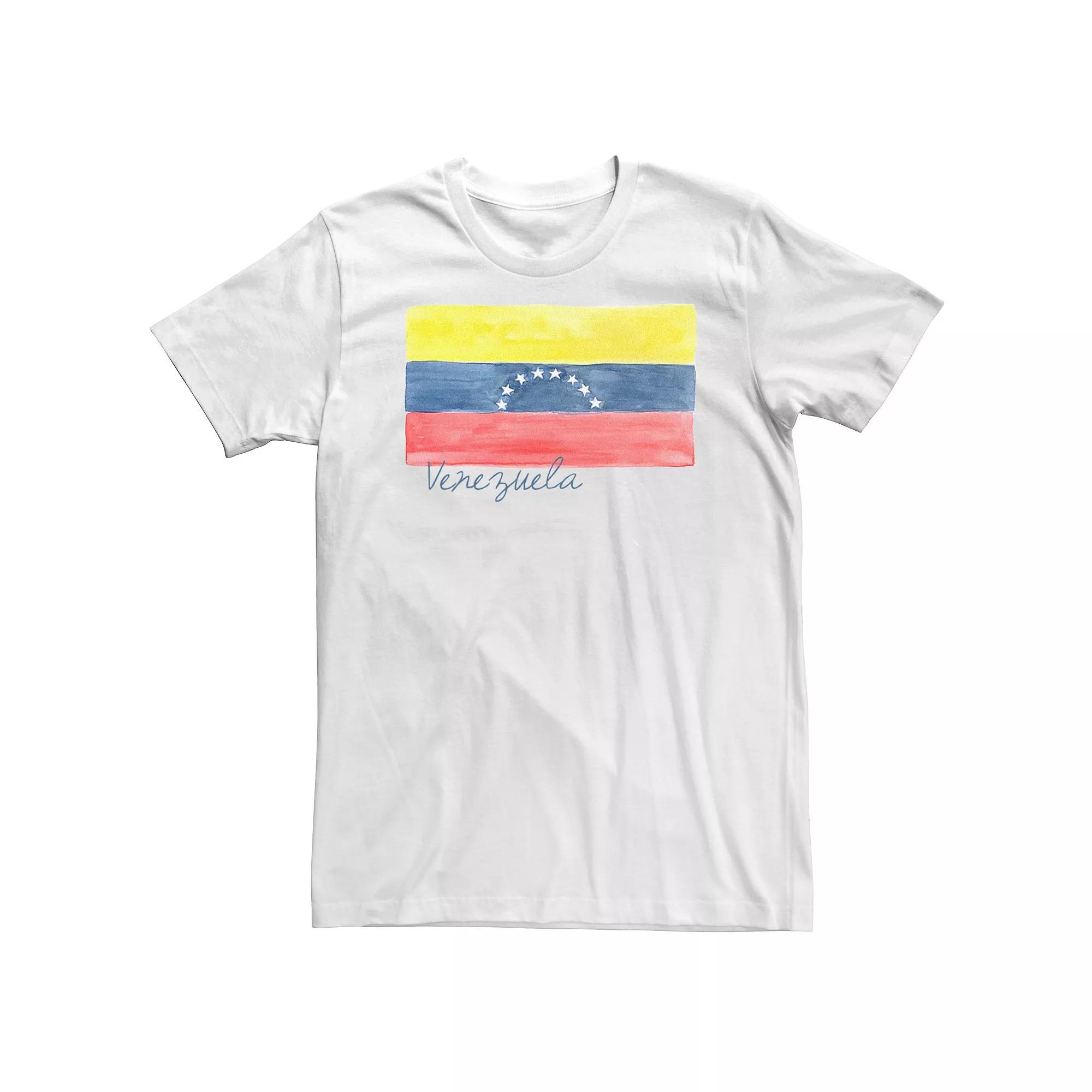 Big & Tall HHM Venezuela Flag Watercolor Tee, Men's,  Product Image