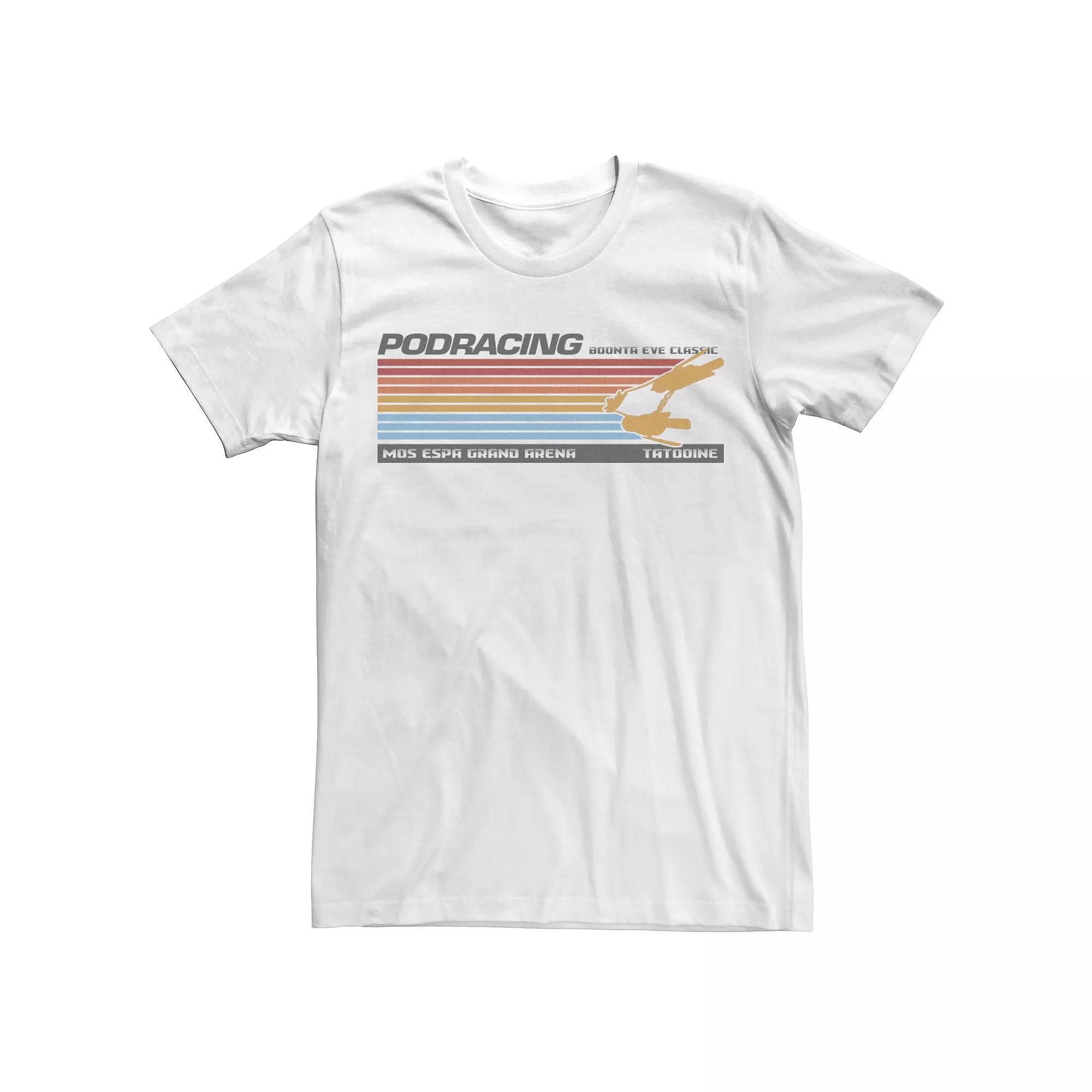 Men's Star Wars Retro Line Podrace Tee,  Product Image
