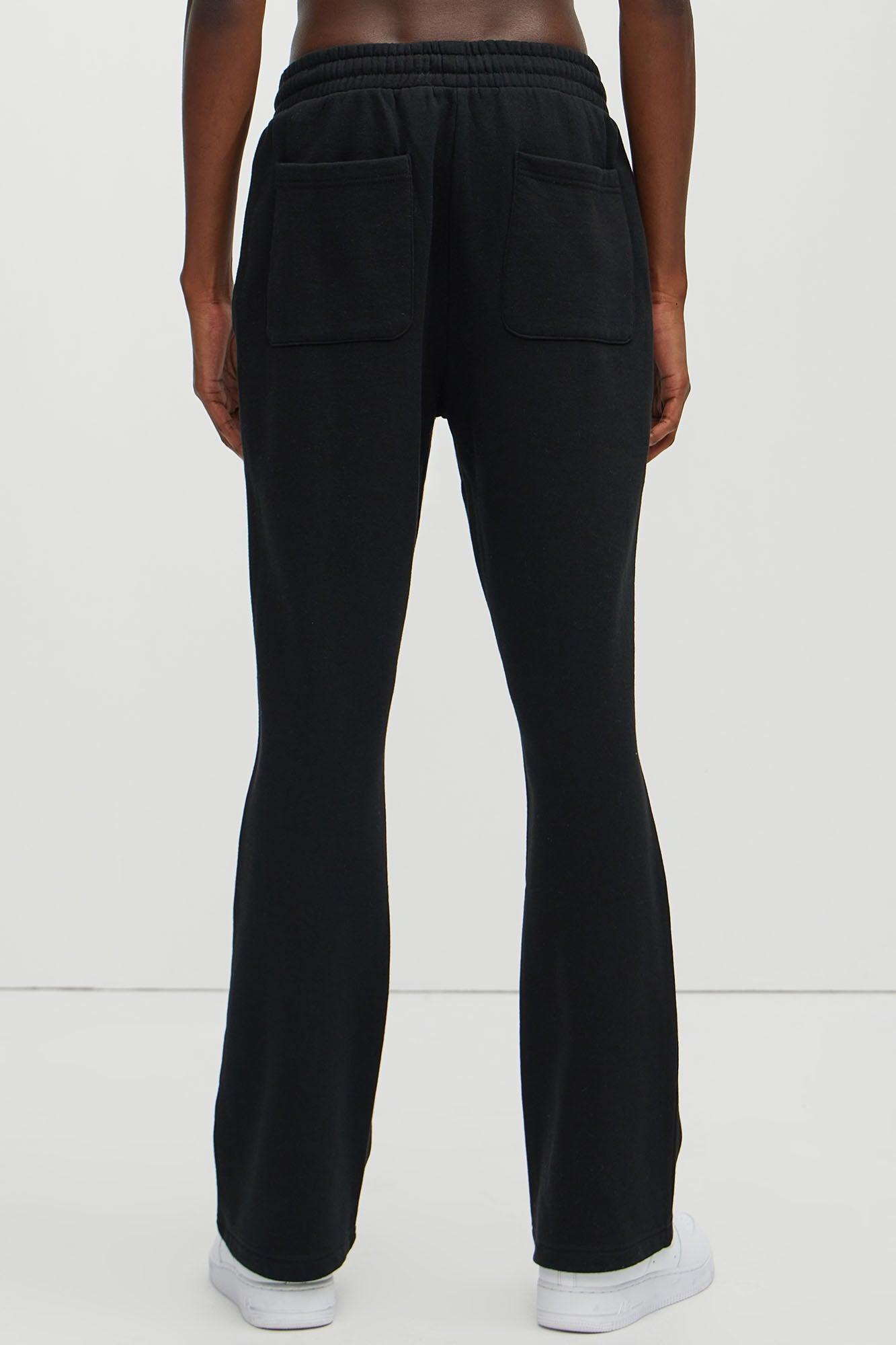 Tyson Self Made Skinny Flare Sweatpants - Black Product Image