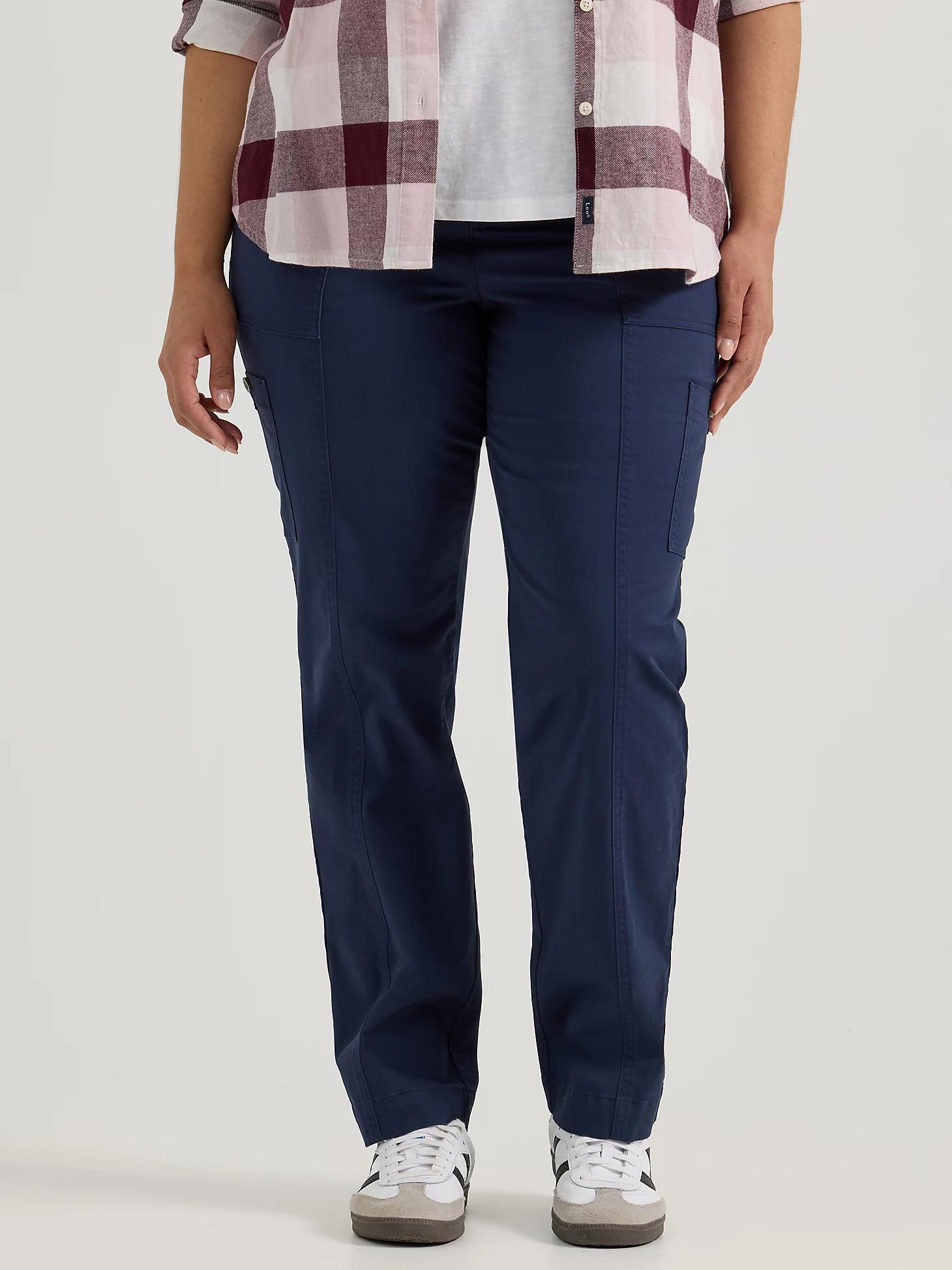 Women's Ultra Lux Comfort with Flex-to-Go Loose Utility Pant (Plus) | Women's Pants | Lee® Product Image
