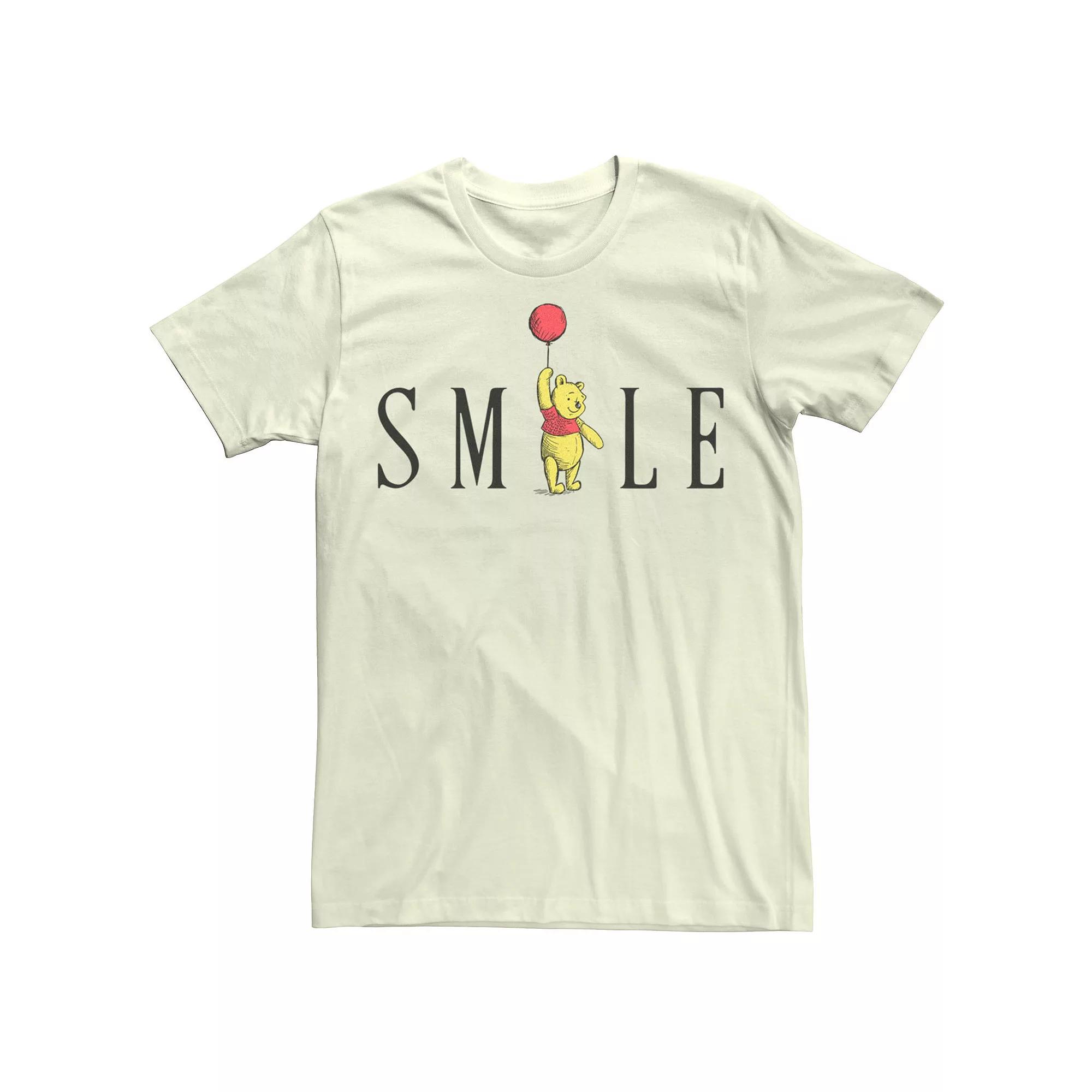 Disney's Winnie The Pooh Men's Smile Balloon Graphic Tee,  Product Image