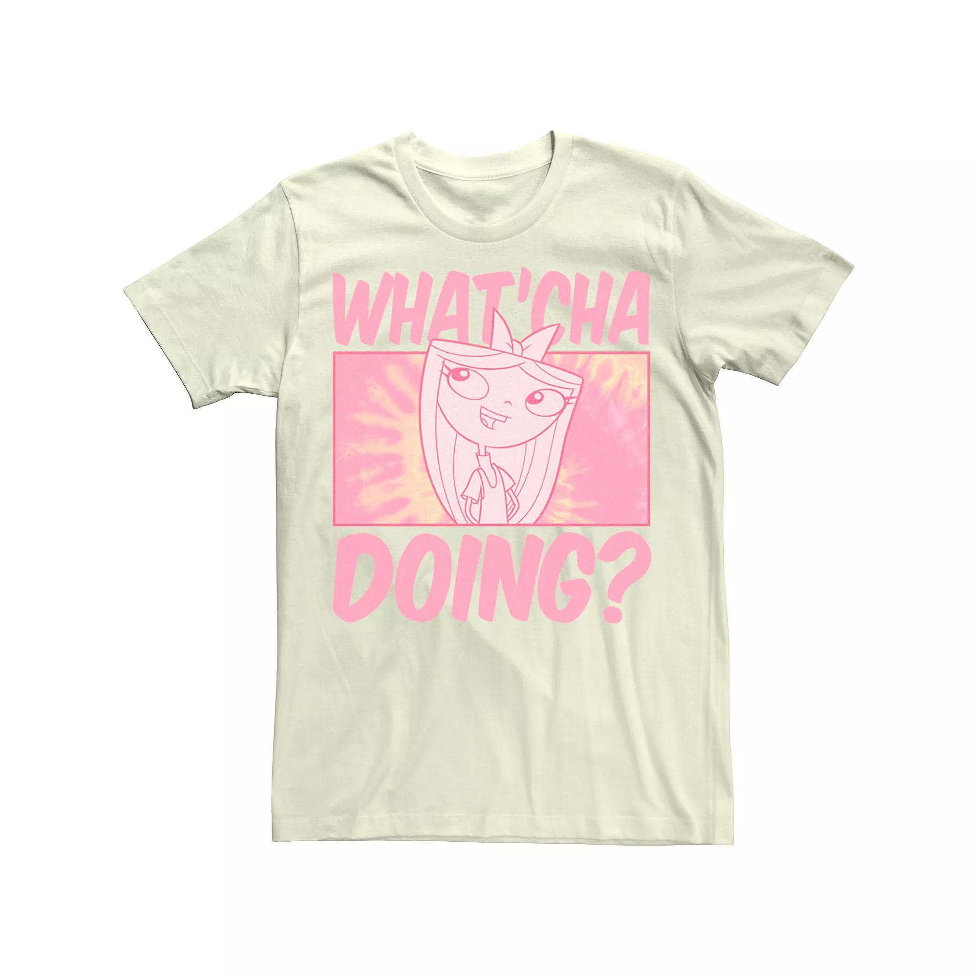 Disney's Phineas And Ferb Whatcha Doing Men's Tee,  Product Image