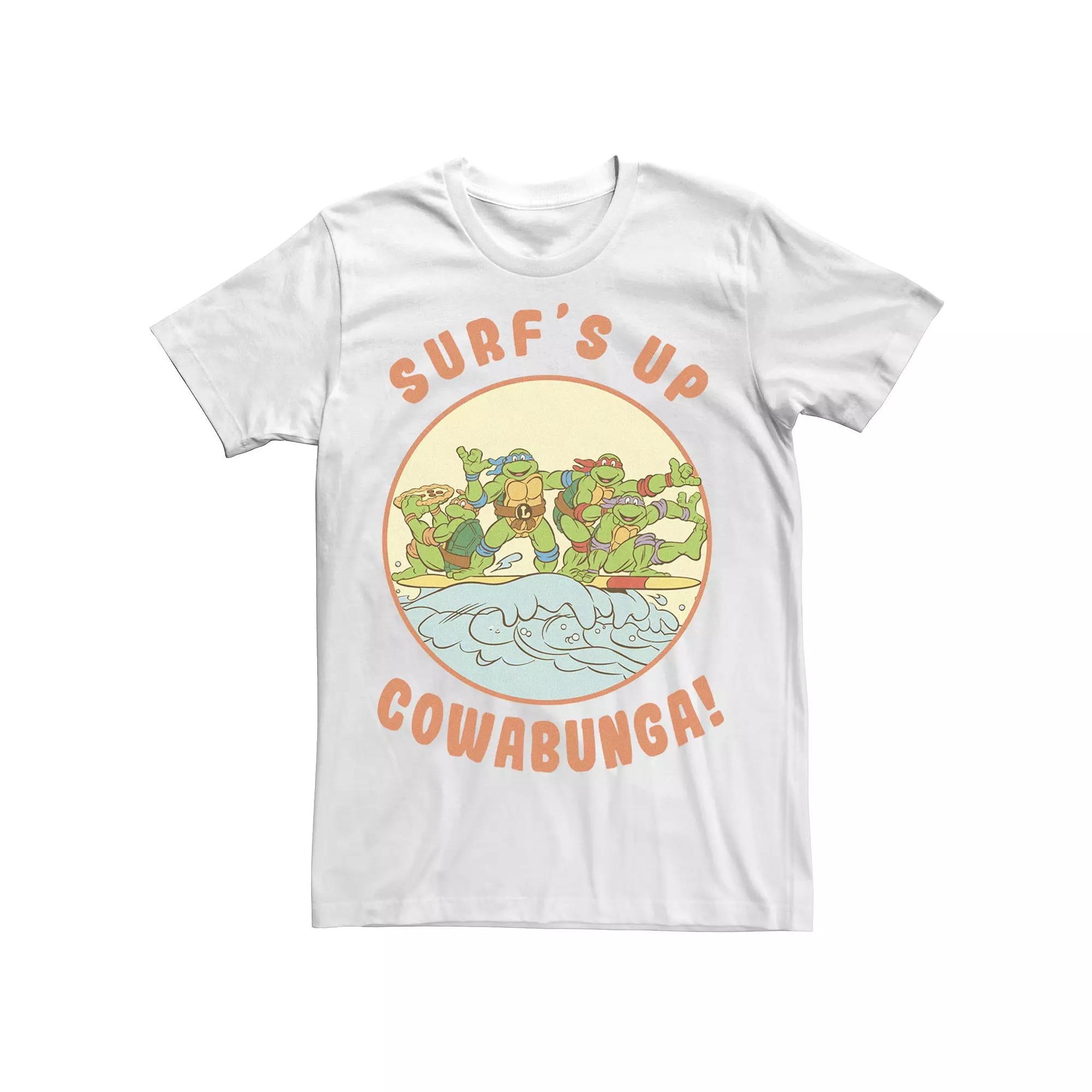 Men's Nickelodeon Teenage Mutant Ninja Turtles "Surf's Up" Graphic Tee, Size: Large, White Product Image