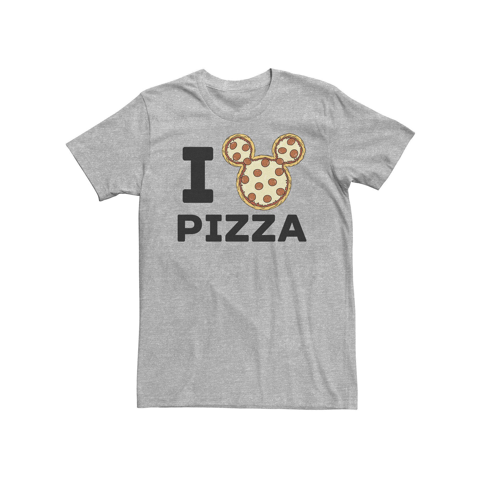 Big & Tall Disney Mickey & Friends Mickey Pizza Tee, Men's,  Product Image