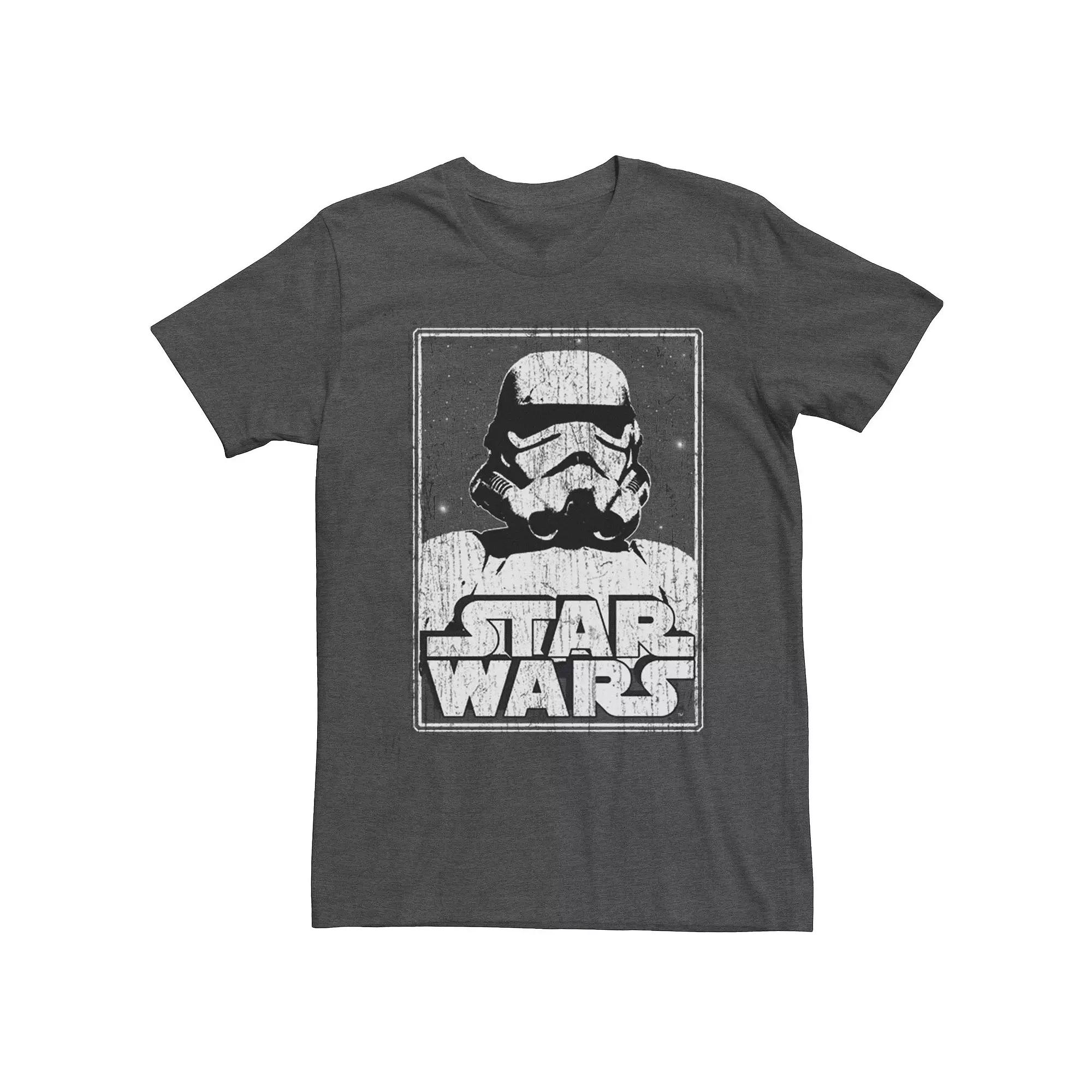 Men's Star Wars Stormtrooper Logo Night Distress Graphic Tee,  Product Image