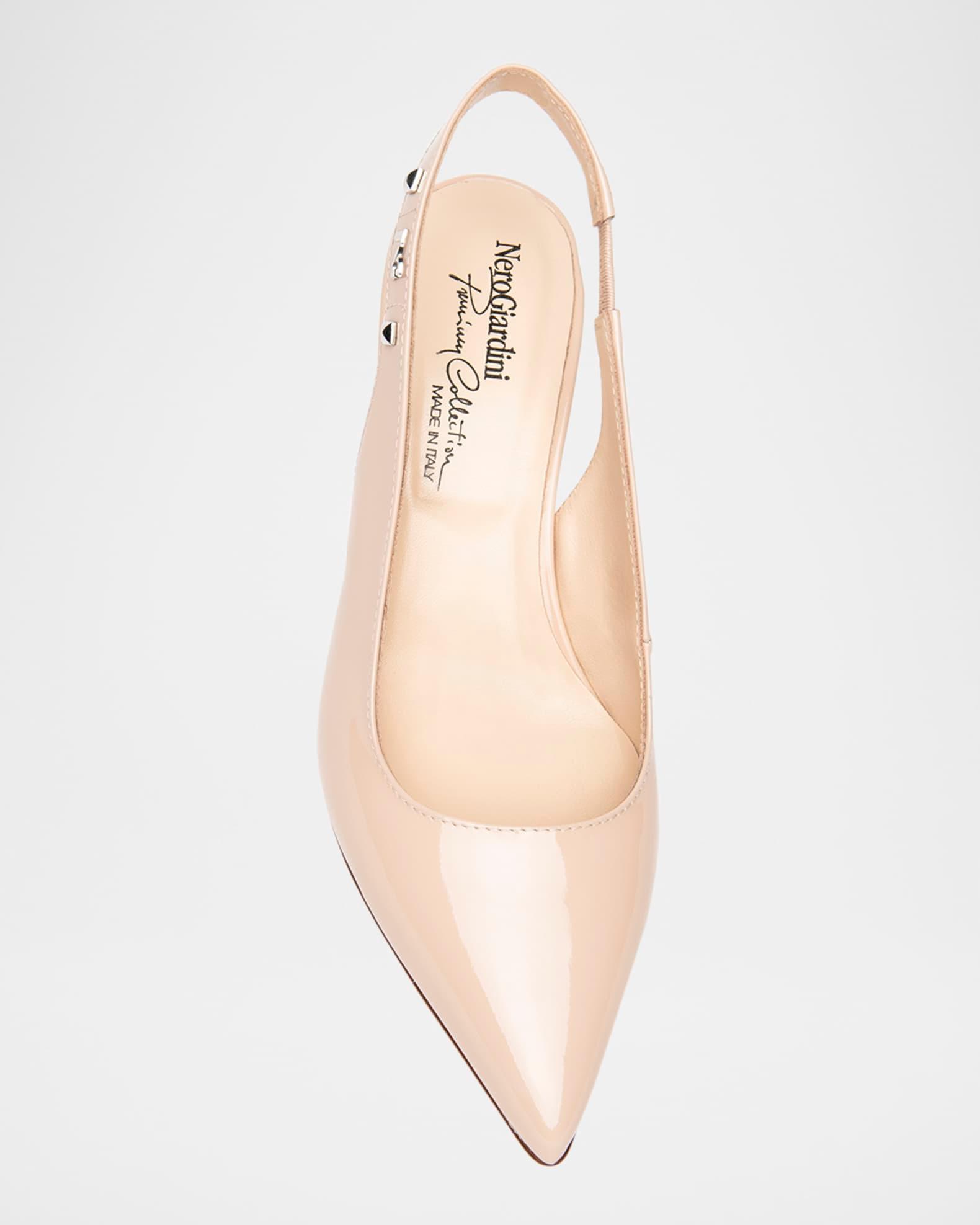 Patent Leather Slingback Pumps Product Image