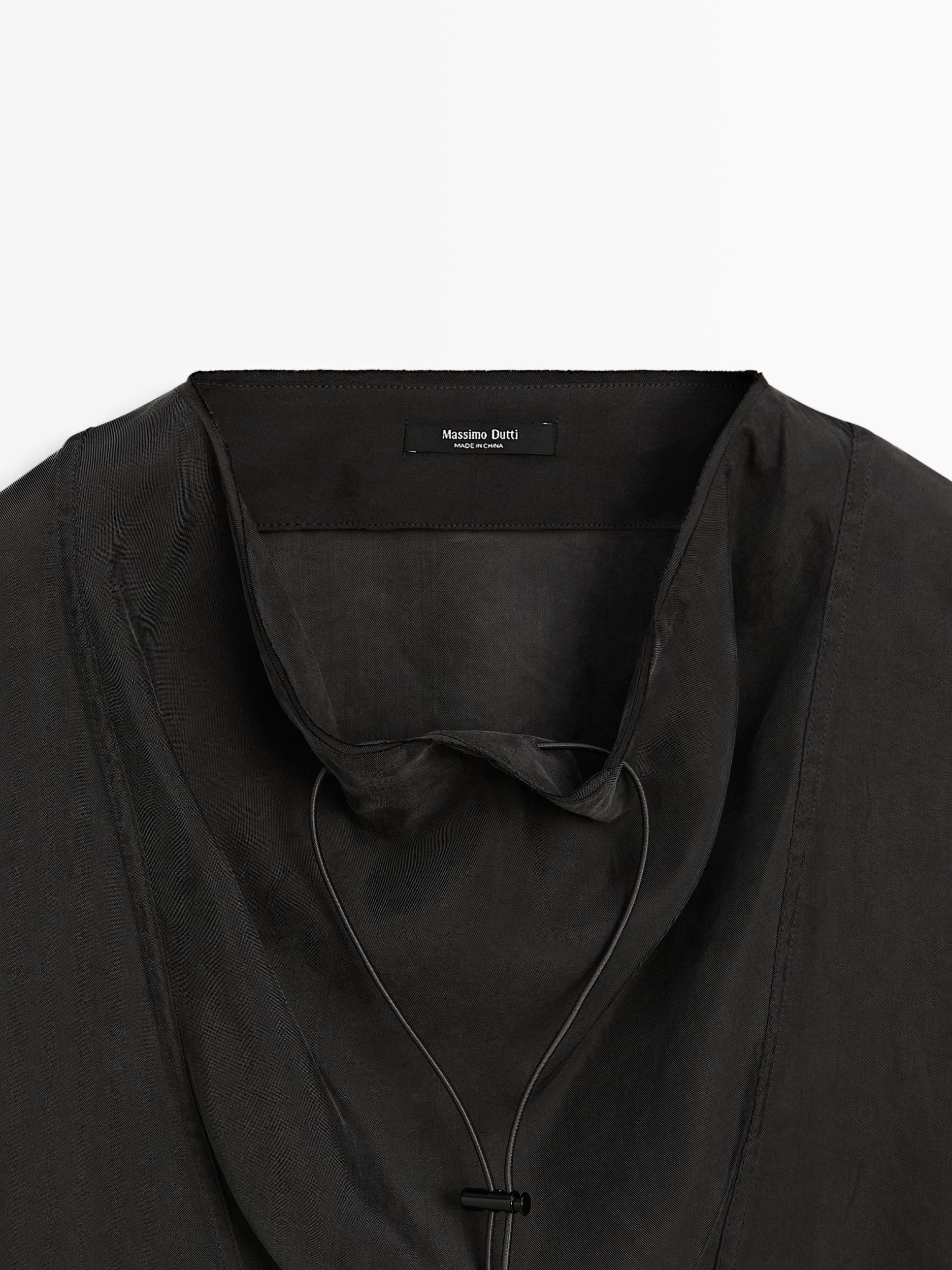 Shirt with drawstring detail Product Image