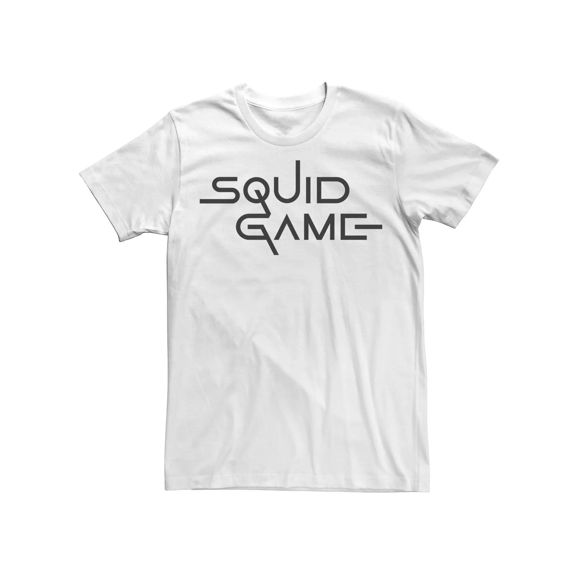 Men's Squid Game Distressed Text Logo Tee, Boy's,  Product Image