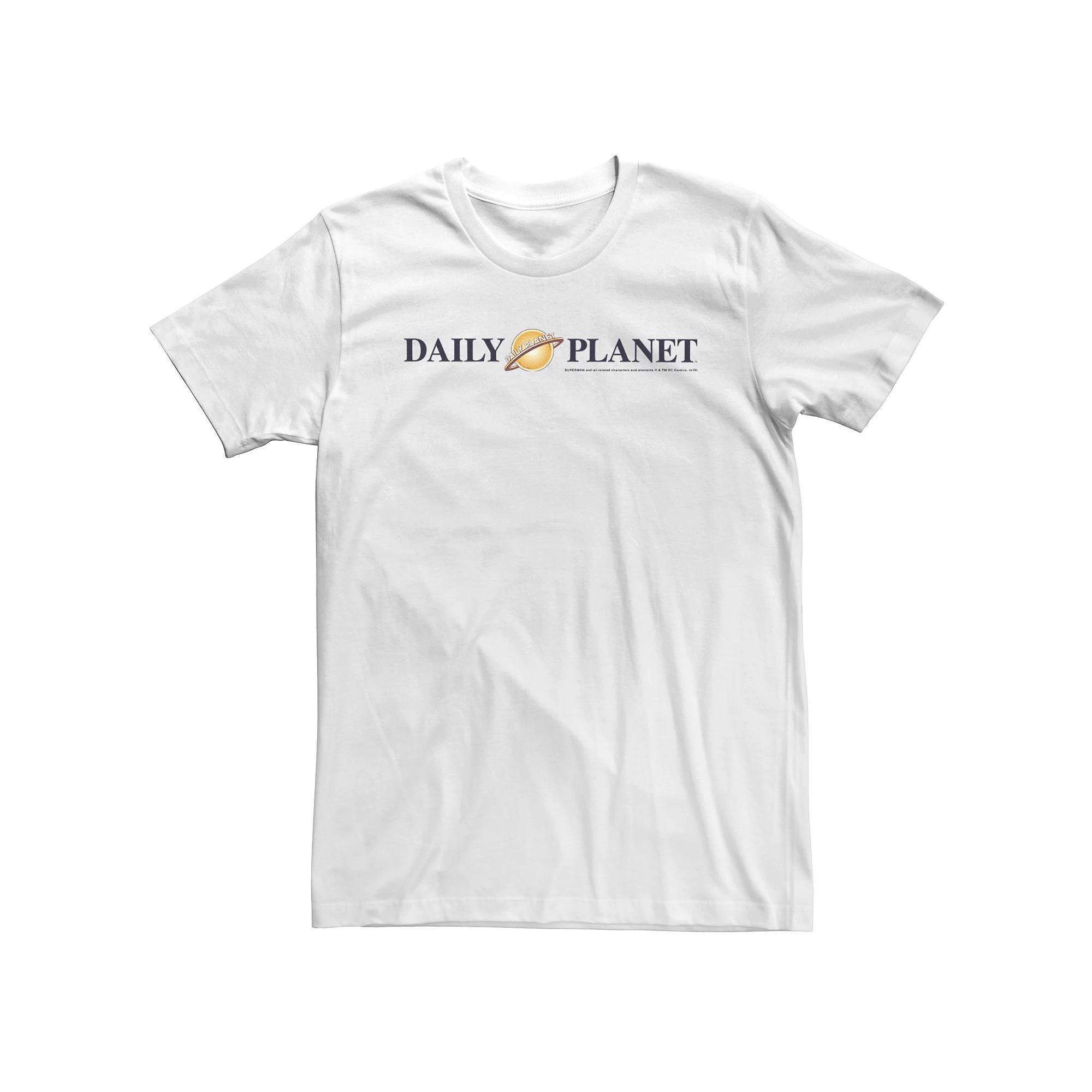 Big & Tall DC Comics Superman Daily Planet Text Logo Tee, Men's,  Product Image