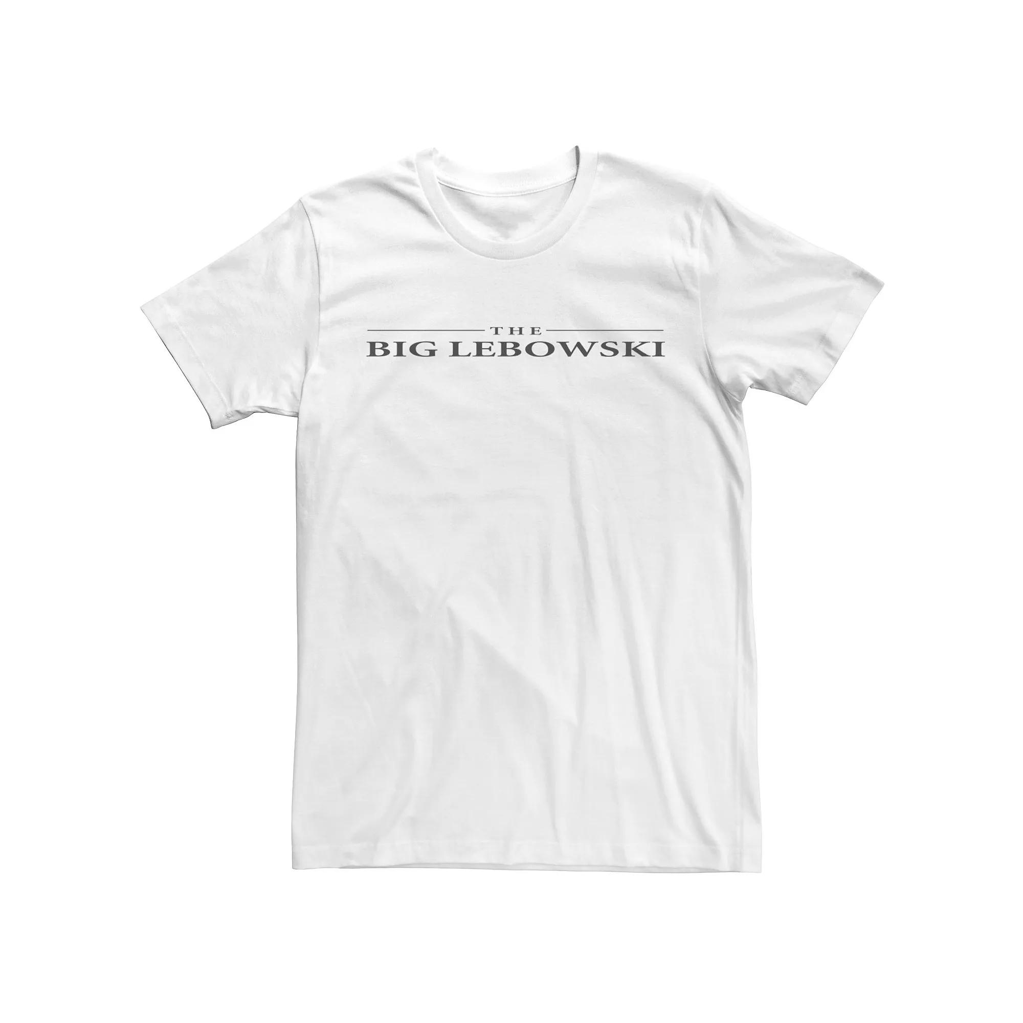 Men's Big Lebowski Title Simple Text Tee,  Product Image