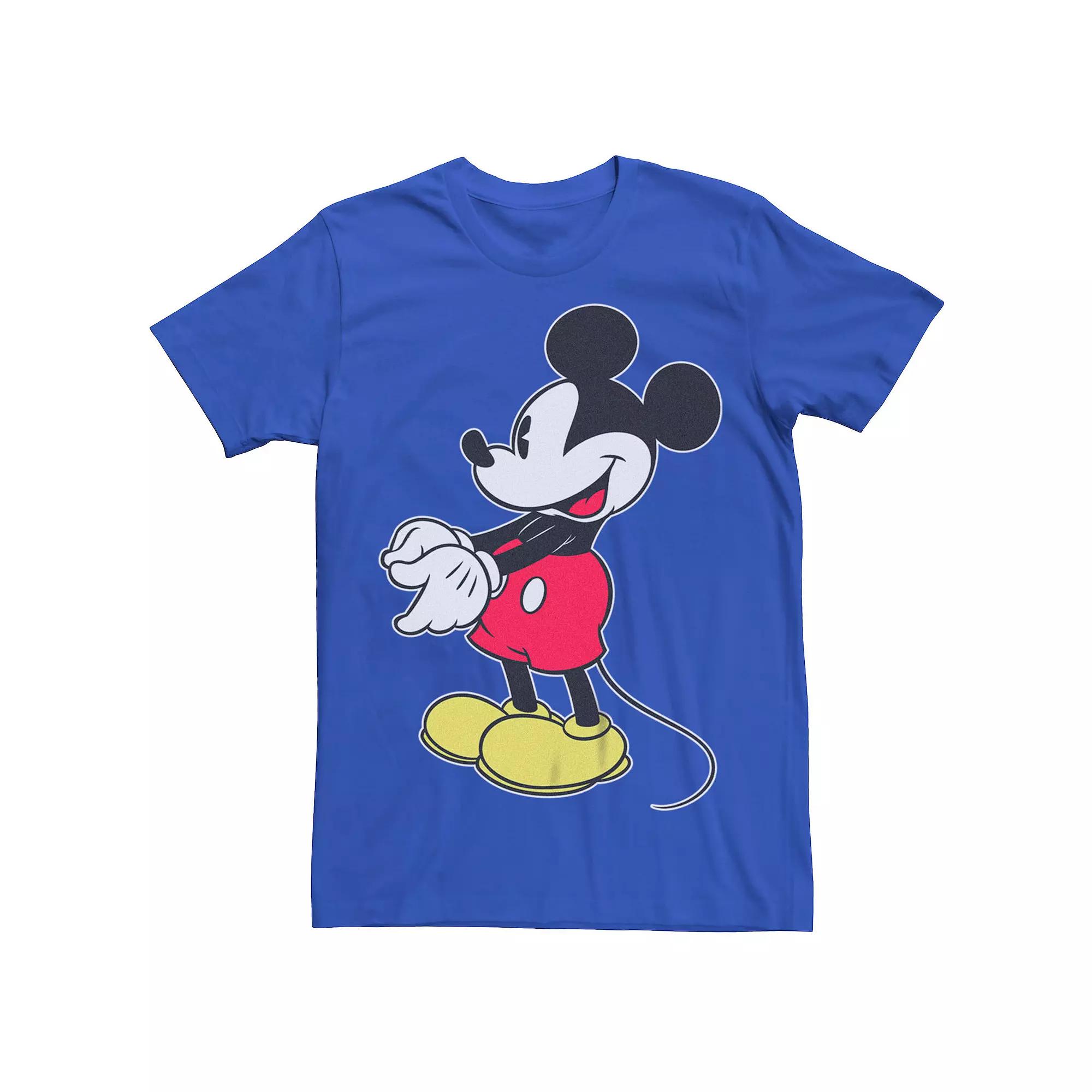 Disney's Mickey Mouse Grabbing Men's Tee, Size: Large, Royal Product Image