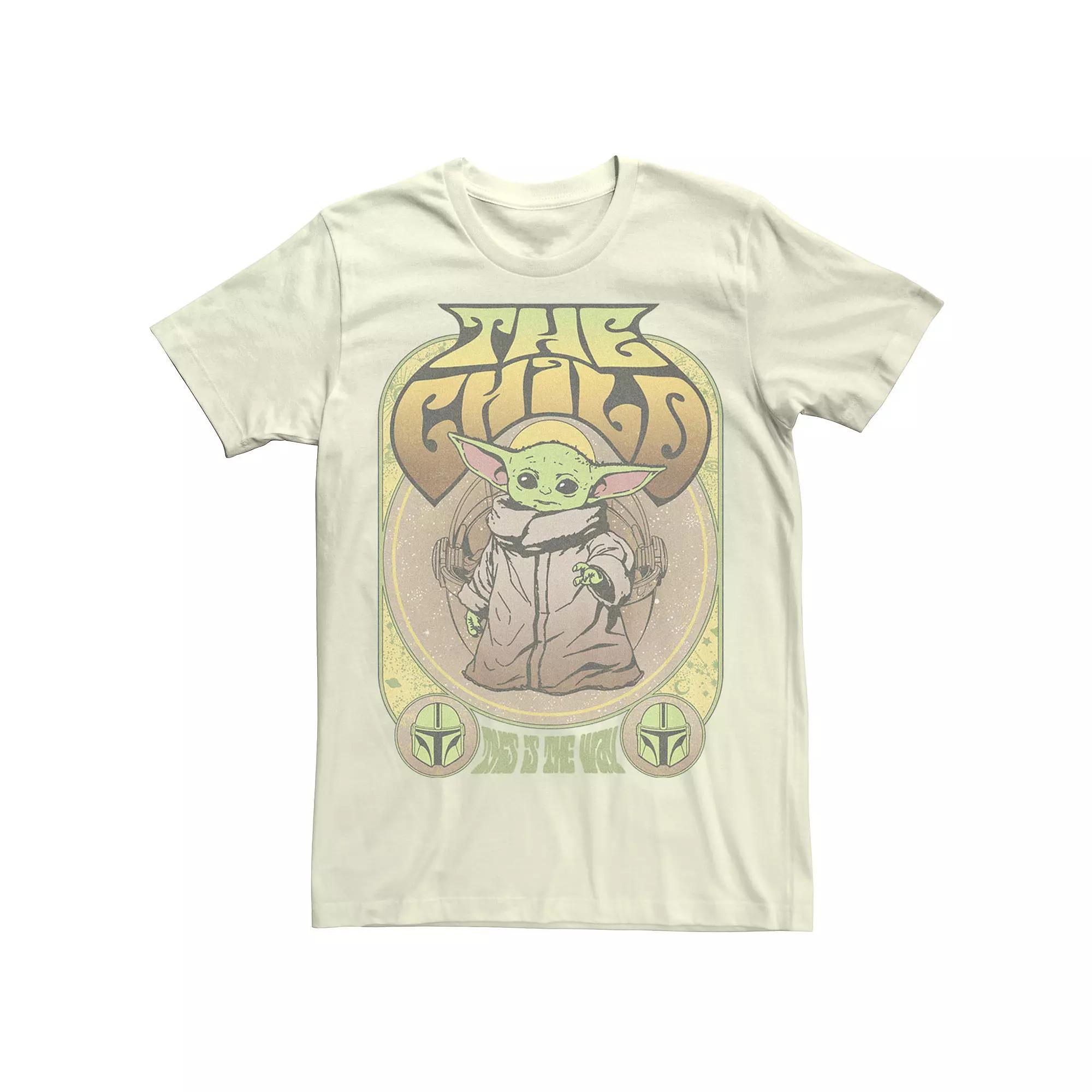 Men's Star Wars: The Mandalorian The Child This Is The Way Grogu Retro Tee,  Product Image