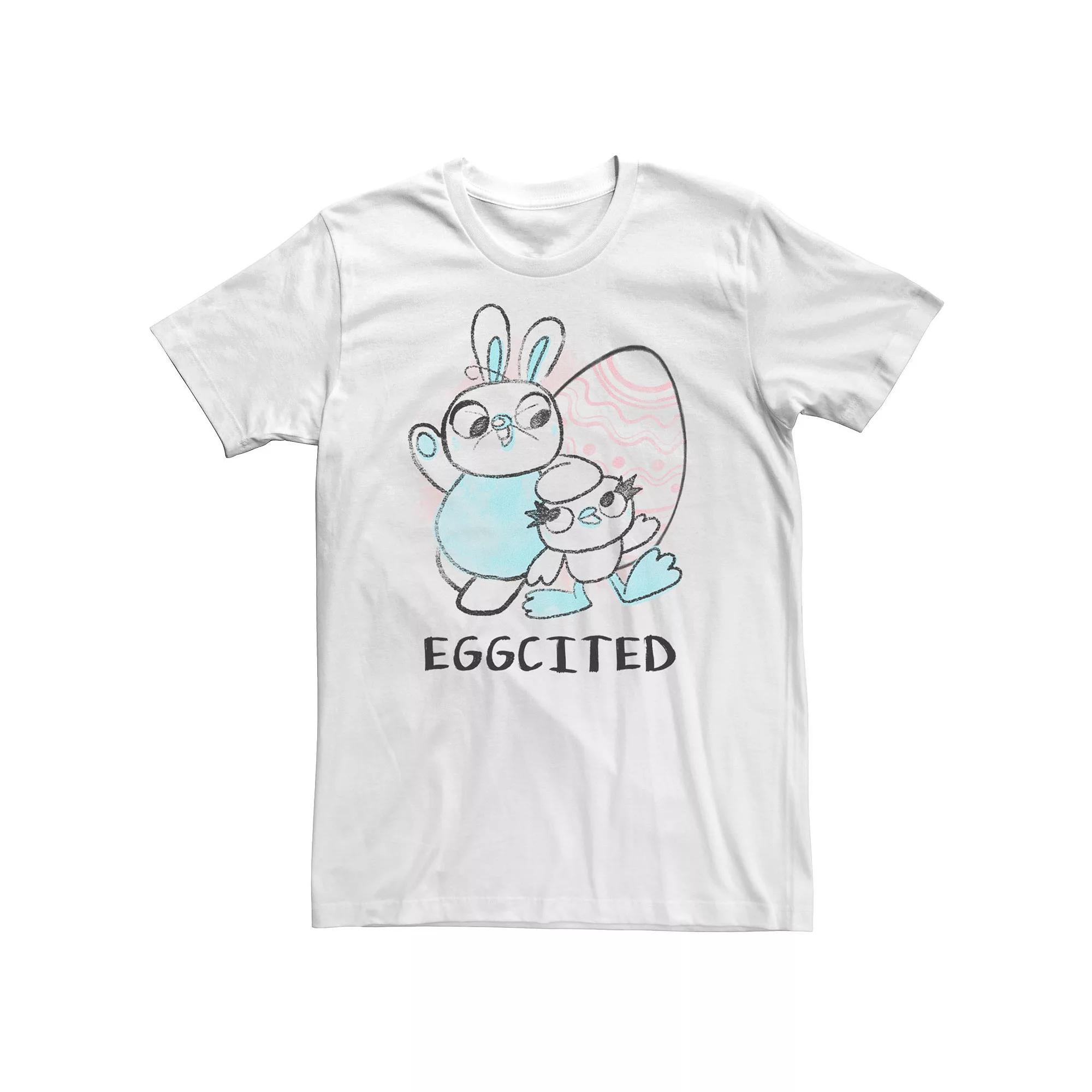 Big & Tall Disney / Pixar Toy Story 4 Easter Ducky And Bunny Eggcited Tee, Men's,  Product Image