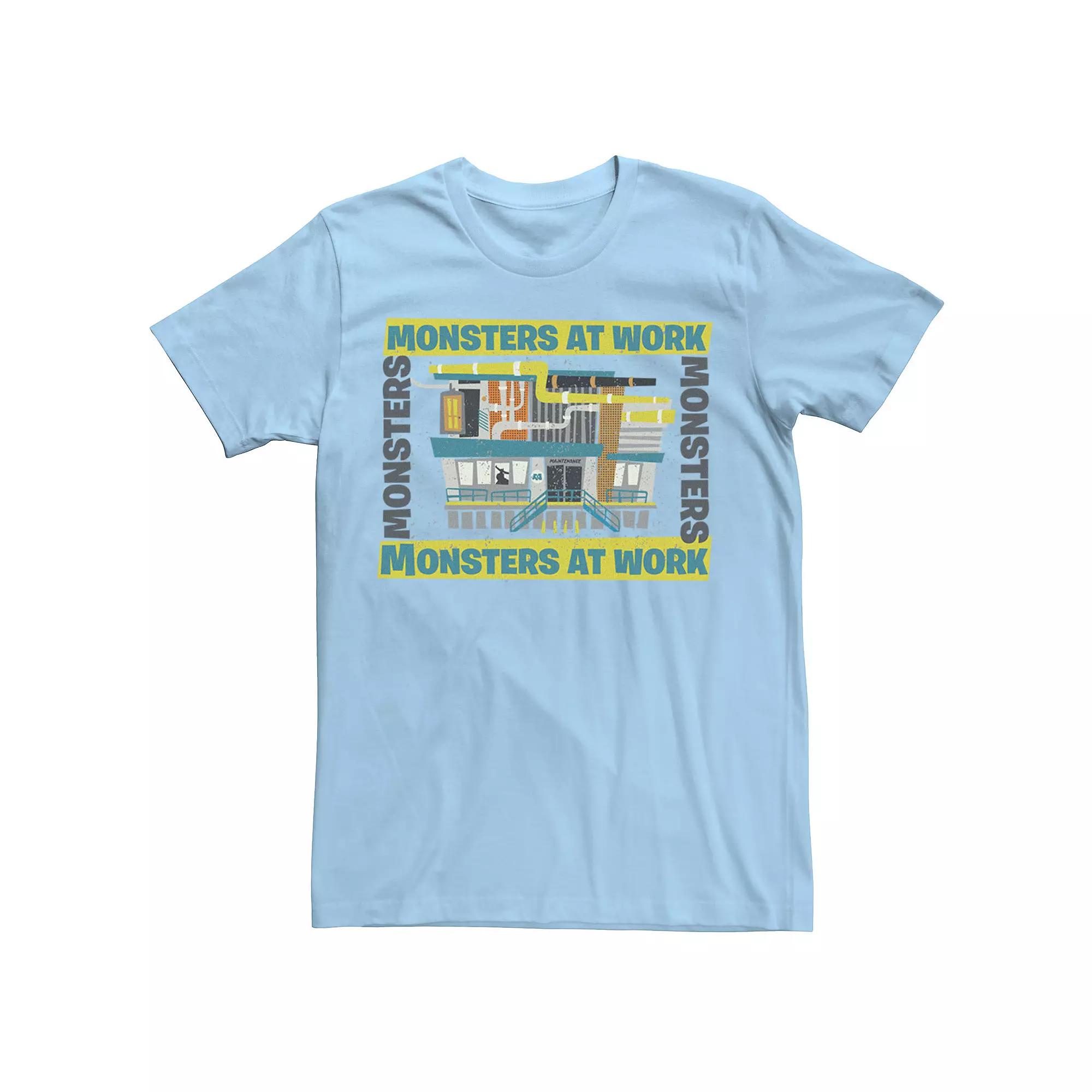 Disney / Pixar's Monsters At Work Men's Building Logo Tee,  Product Image