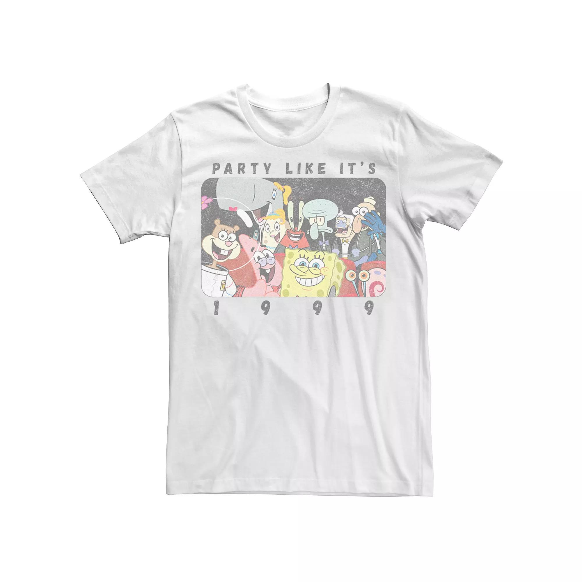 Men's SpongeBob SquarePants Party Like It's 1999 Tee,  Product Image