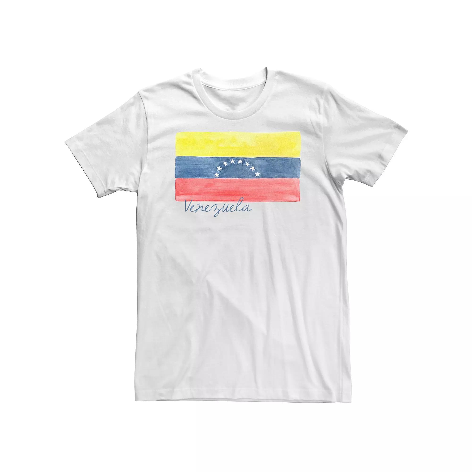 Big & Tall HHM Venezuela Flag Watercolor Tee, Men's,  Product Image