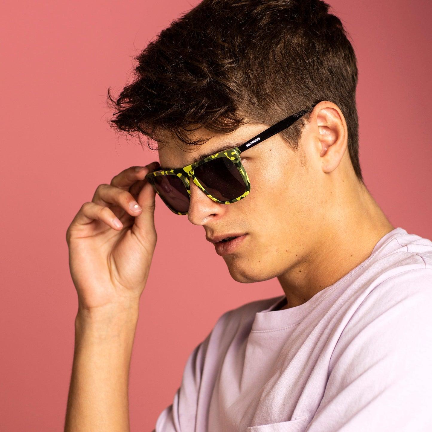 Biscayners Grapetree Camo Men's Sunglasses Male Product Image