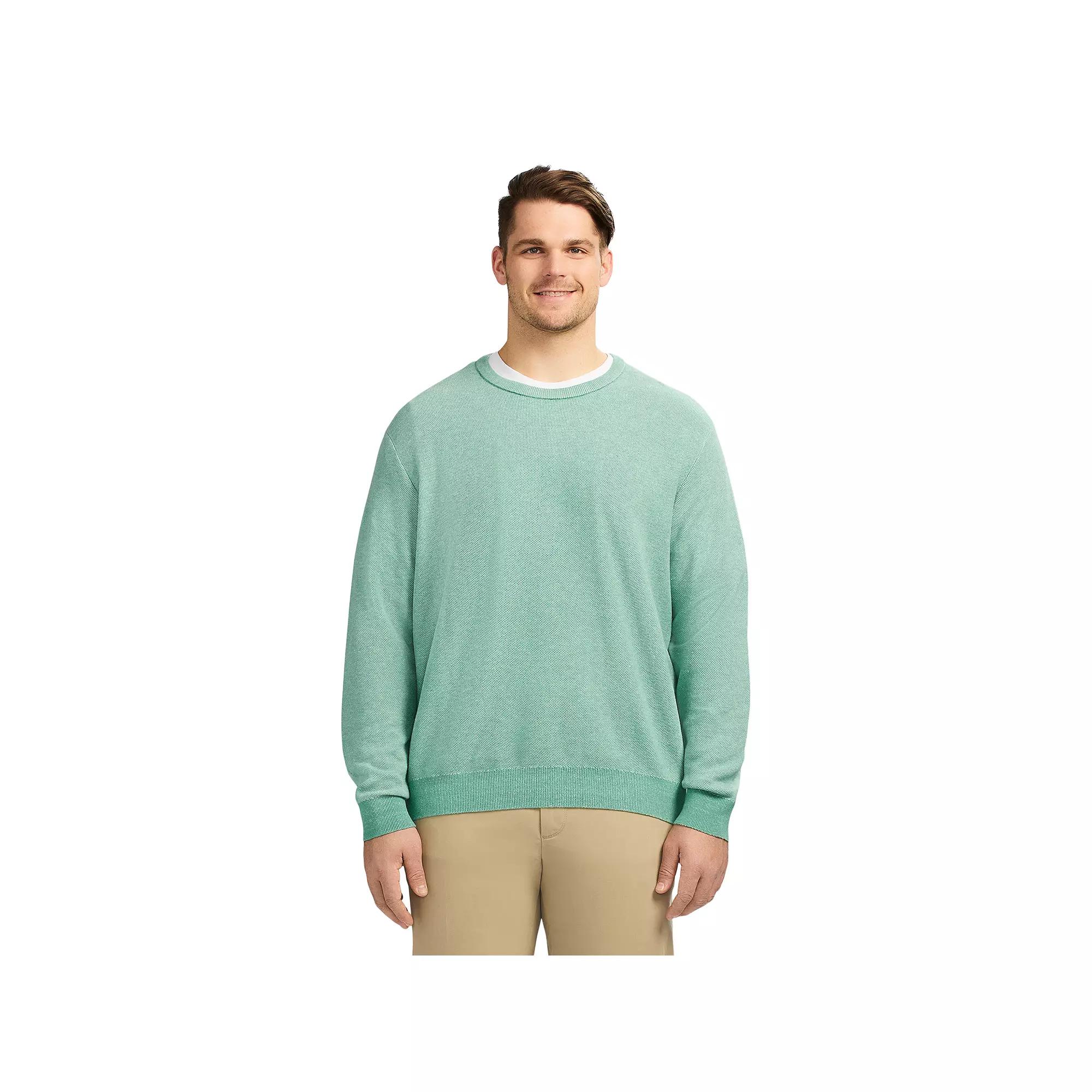 Big & Tall IZOD Honeycomb Crewneck Sweater, Men's,  Product Image