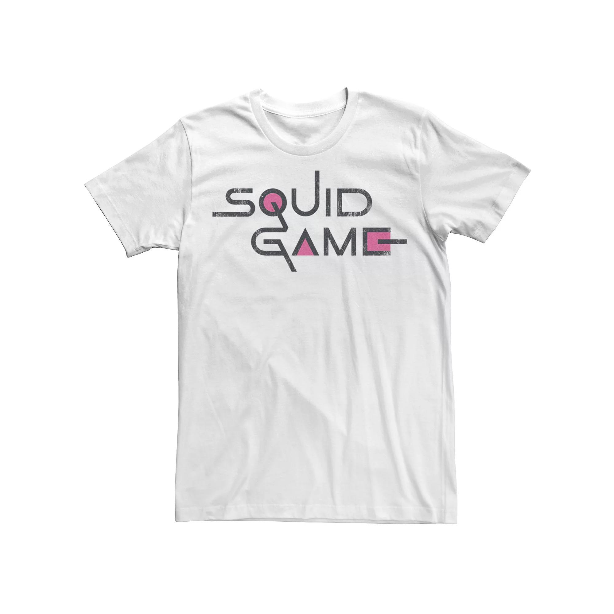 Men's Squid Game Distressed Text Logo Tee, Boy's,  Product Image