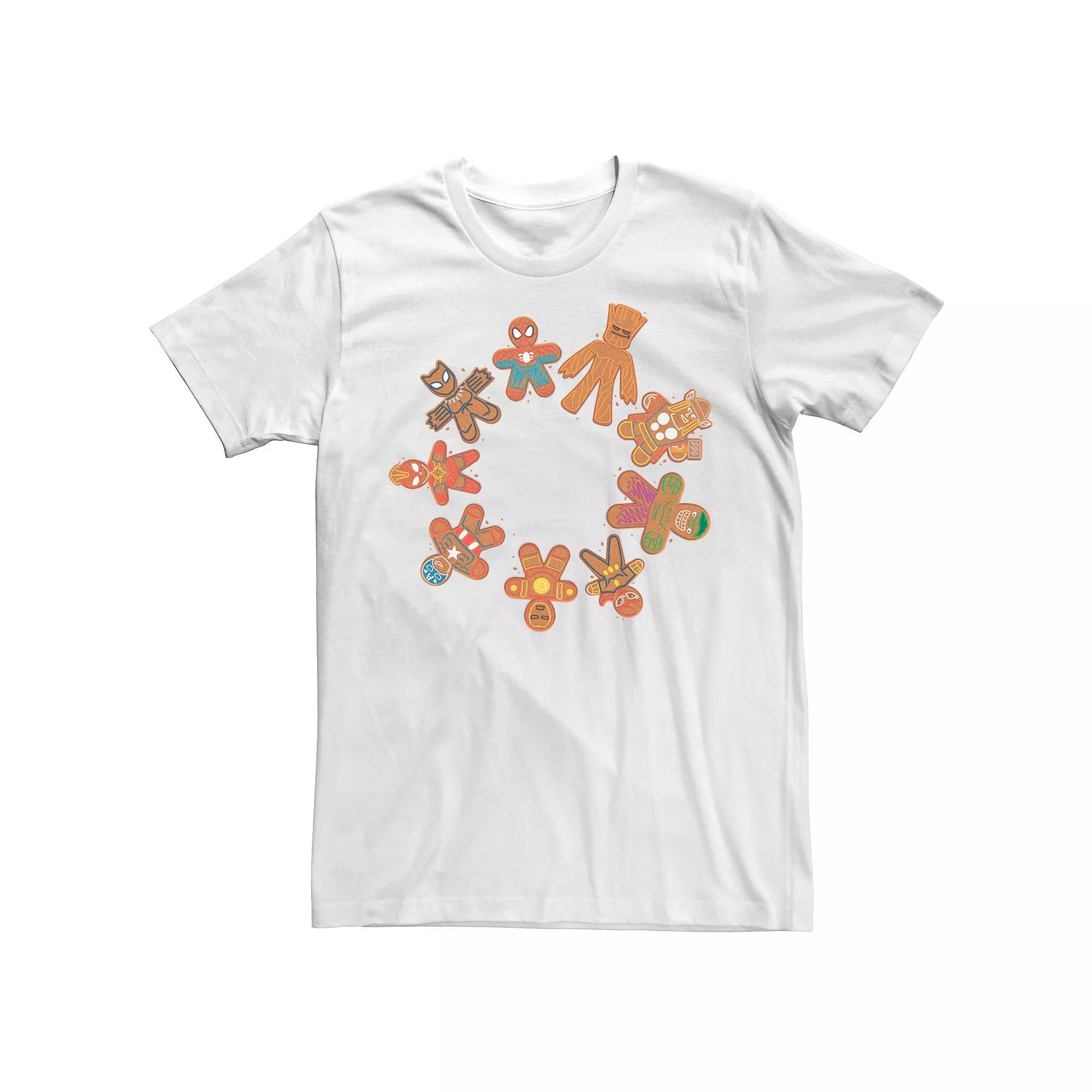 Men's Marvel Avengers Gingerbread Cookie Tee,  Product Image