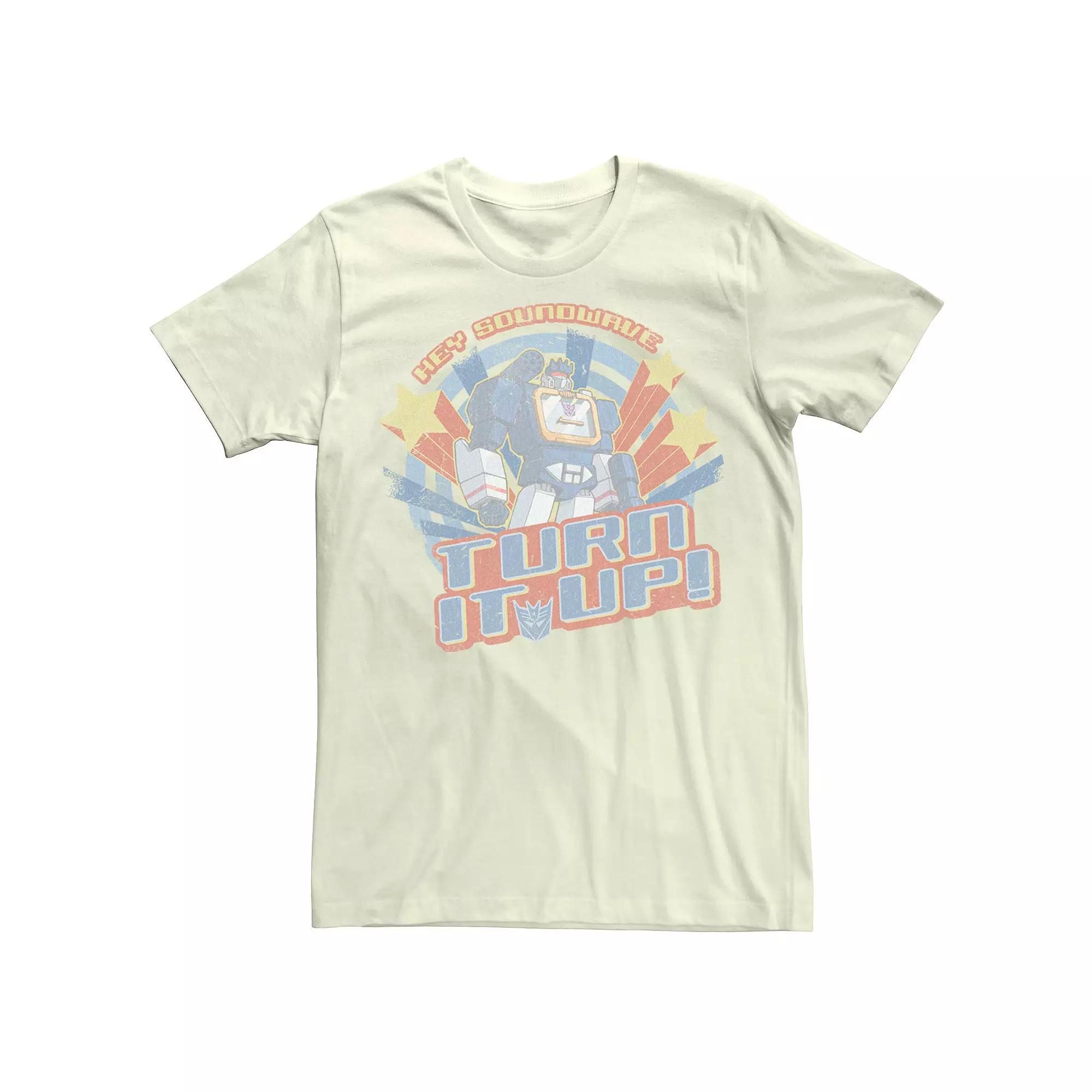 Men's Transformers Hey Soundwave Turn It Up Tee,  Product Image