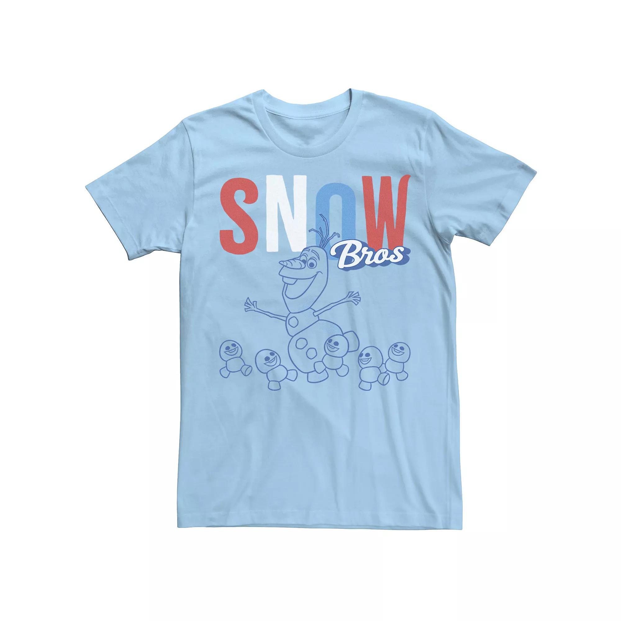 Men's Frozen Olaf Snow Bros Short Sleeve Tee,  Product Image