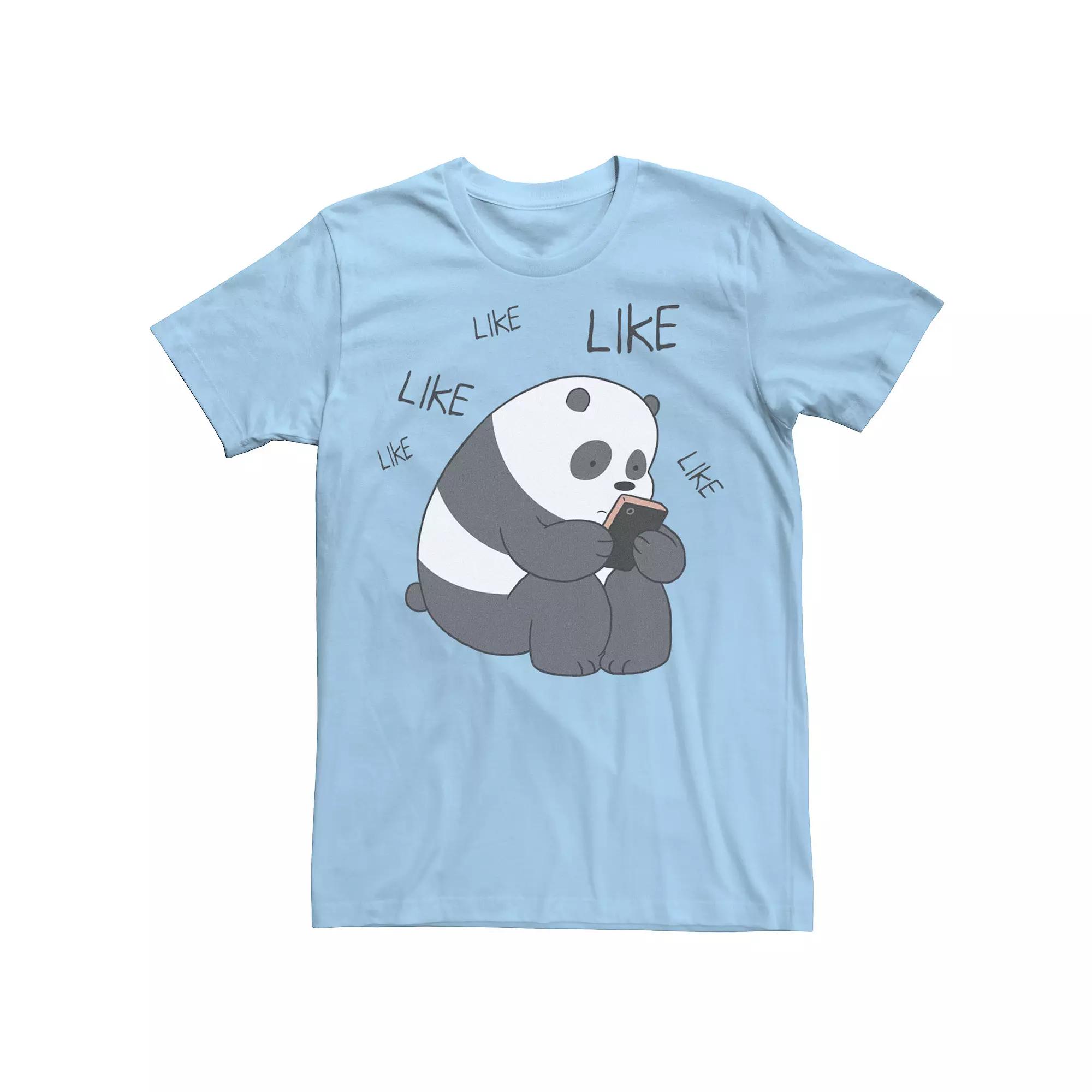 Men's Cartoon Network We Bare Bears Like Like Like Texting Graphic Tee,  Product Image
