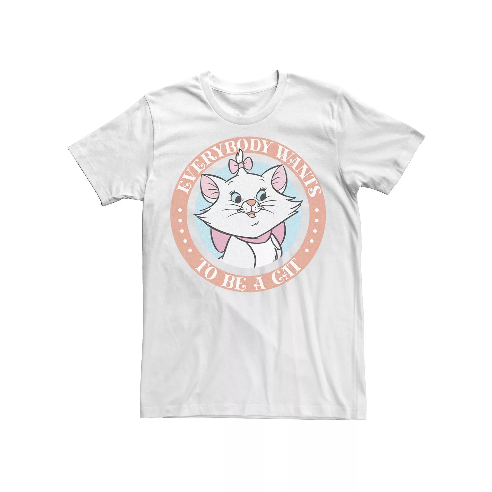 Disney's Aristocats Marie Men's Everybody Wants To Be A Cat Tee,  Product Image