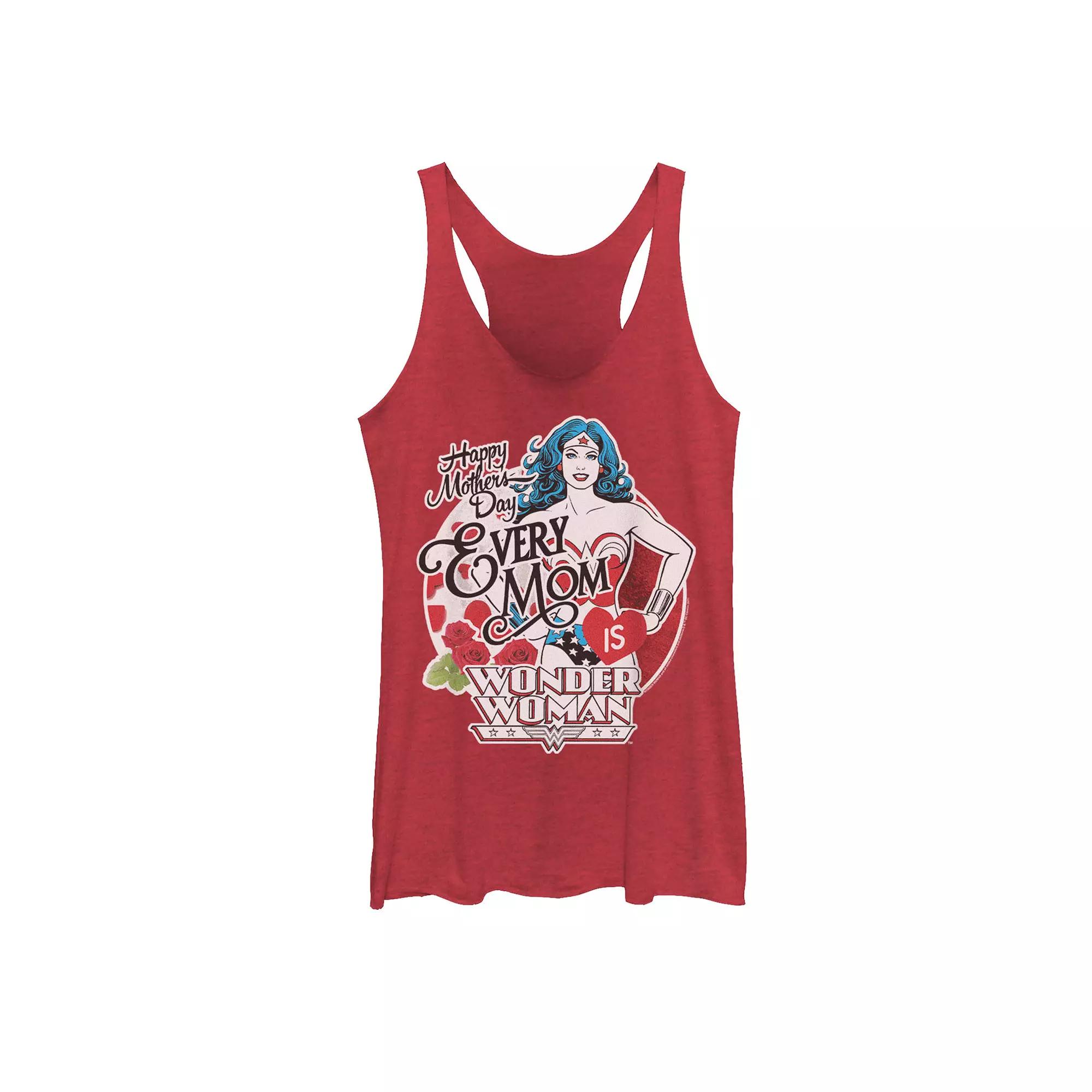 Juniors' Justice League "Every Mom Is Wonder Woman" Mother's Day Tank Top, Girl's,  Product Image