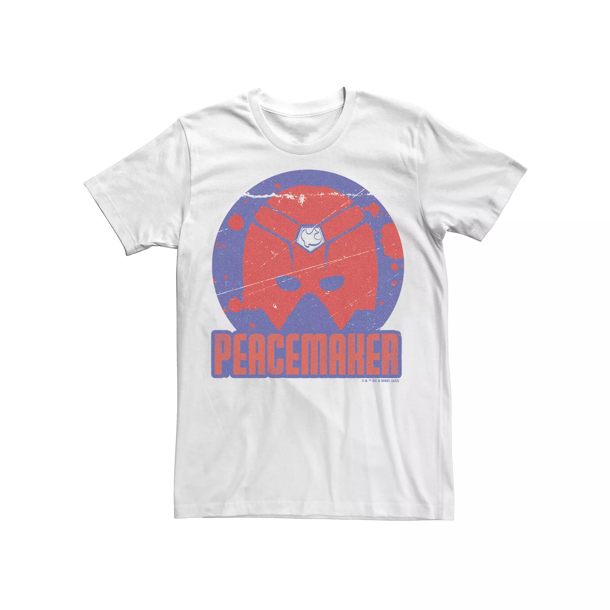 Men's DC Comics Peacemaker Helmet Symbol Tee,  Product Image