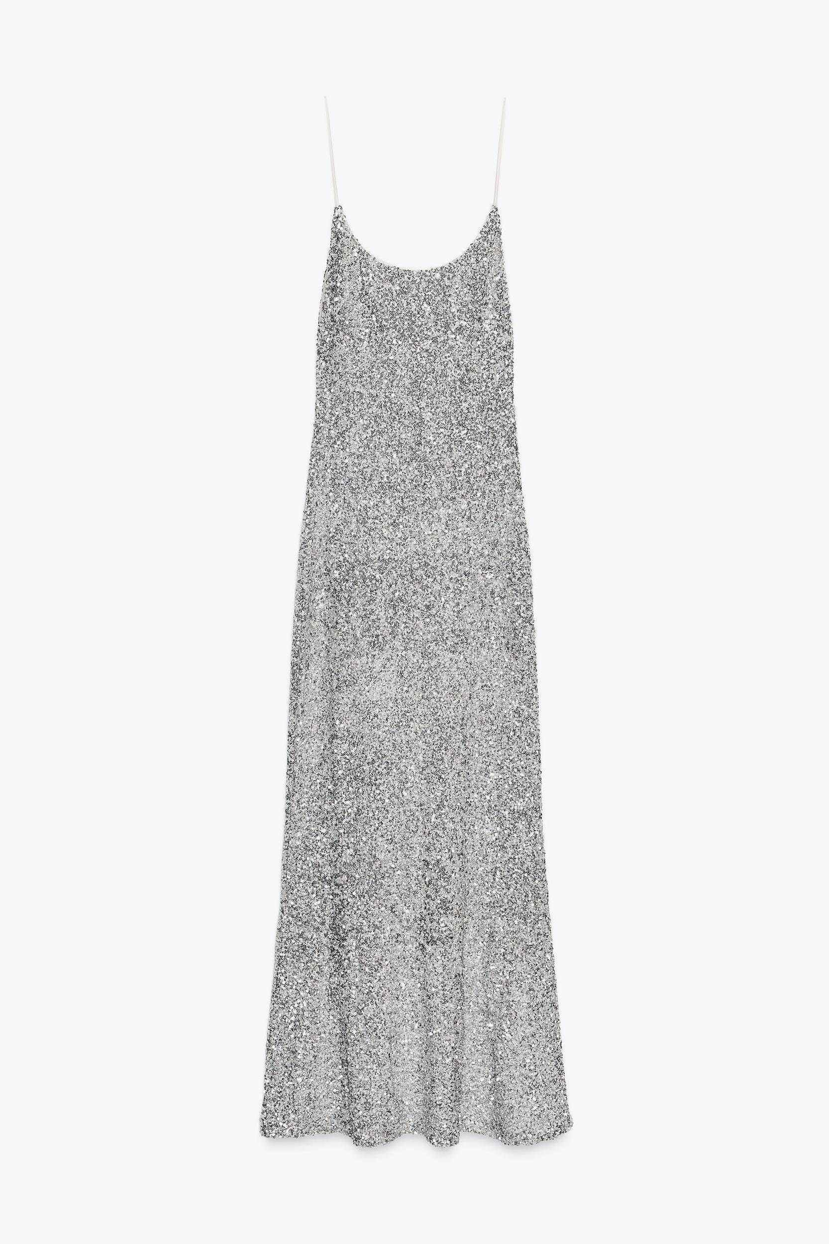 SEQUIN SLIP DRESS Product Image