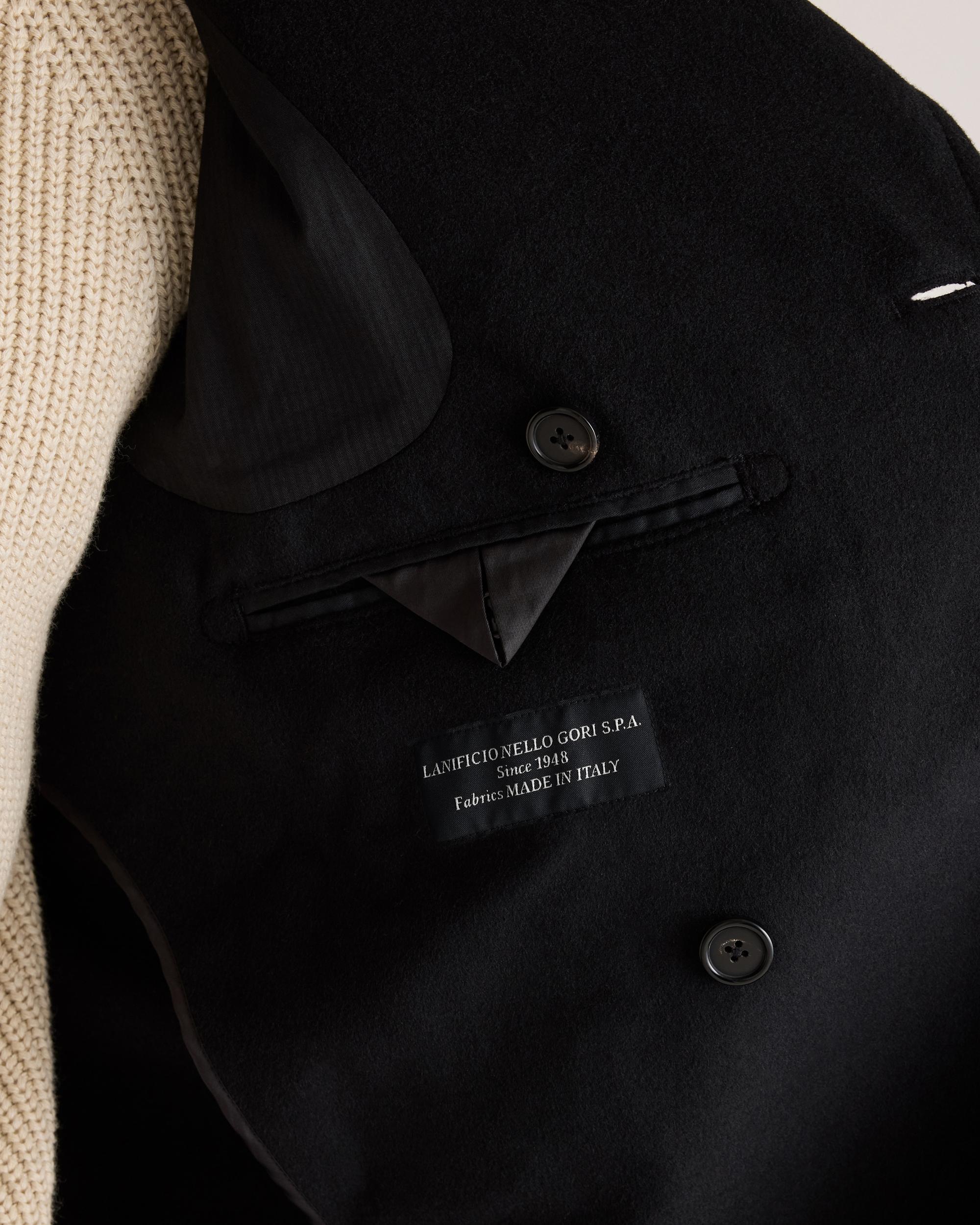 Quince | Men's Italian Wool Double-Breasted Officer Topcoat Wool/Nylon Product Image