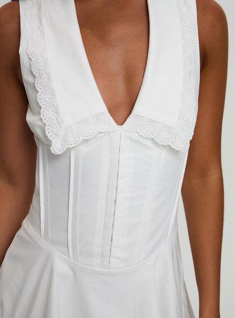 Haworth Mini Dress White Product Image