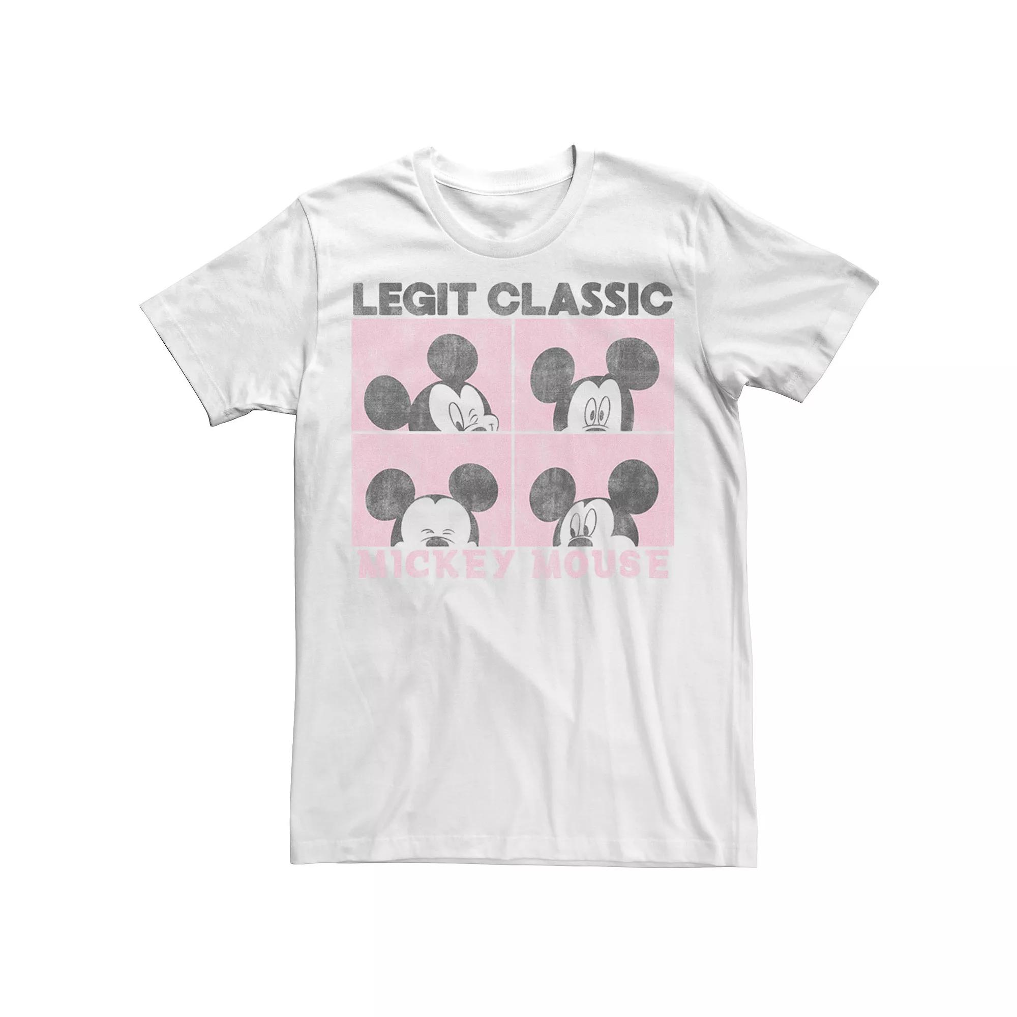 Disney's Mickey & Friends Mickey Mouse Legit Classic Panels Men's Tee,  Product Image