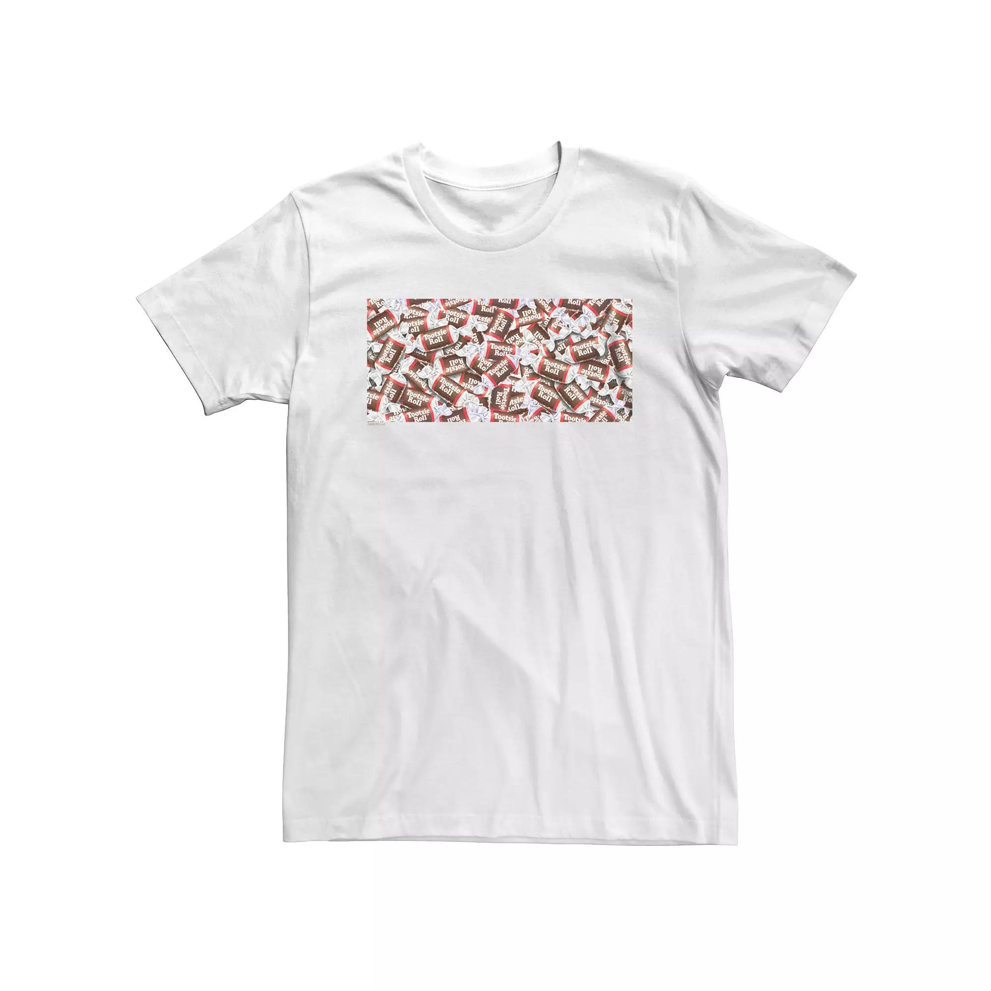 Big & Tall Tootsie Roll Square Filled With Tootsies Tee, Men's,  Product Image