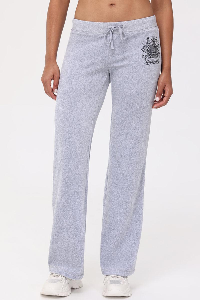 Heritage Graphic Cotton Velour Track Pants Product Image