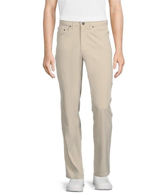 Rowm Rec + Relax Performance Flat Front Solid 4-Way Stretch 5-Pocket Pants Product Image