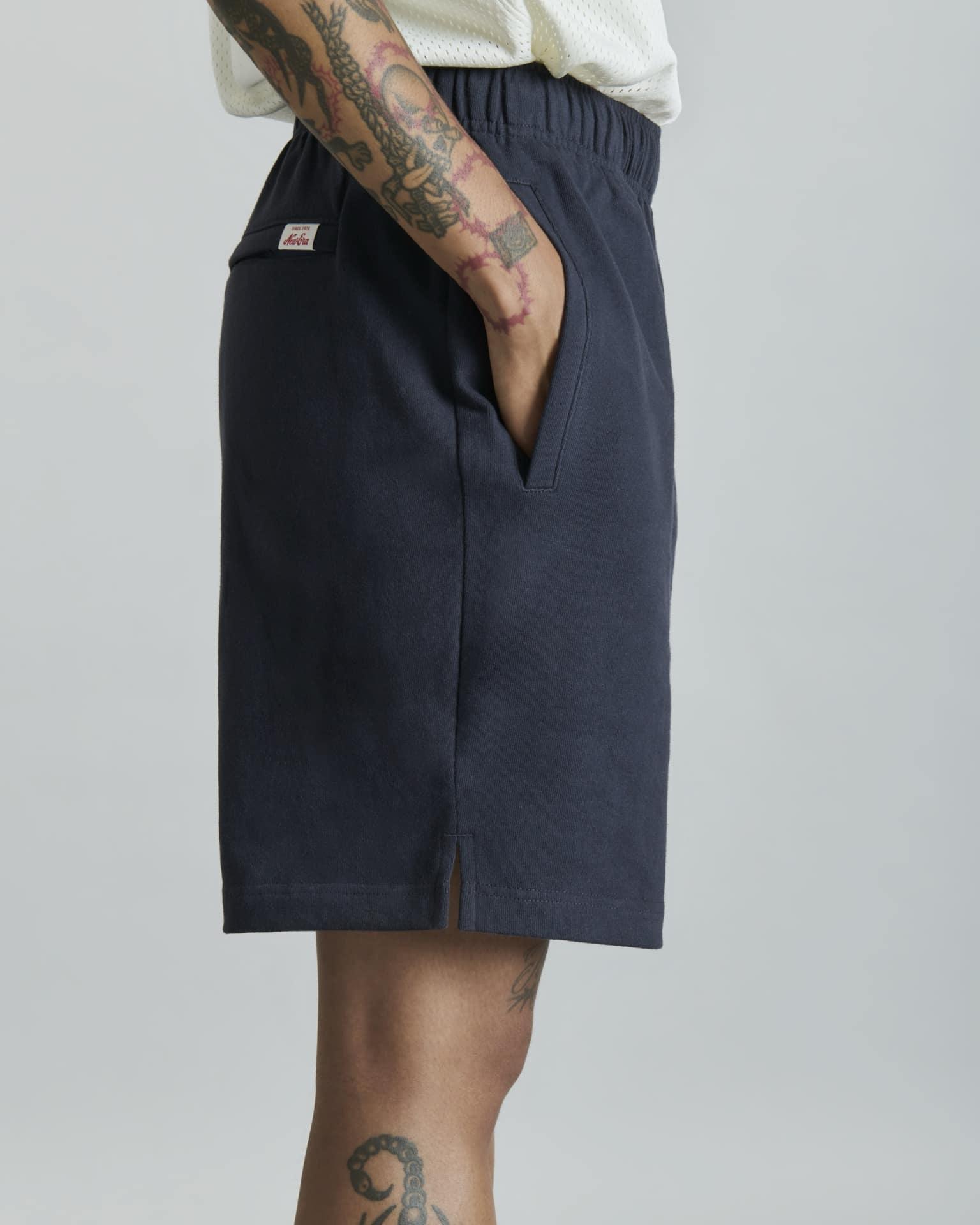 Alden Navy Sweatshorts Male Product Image